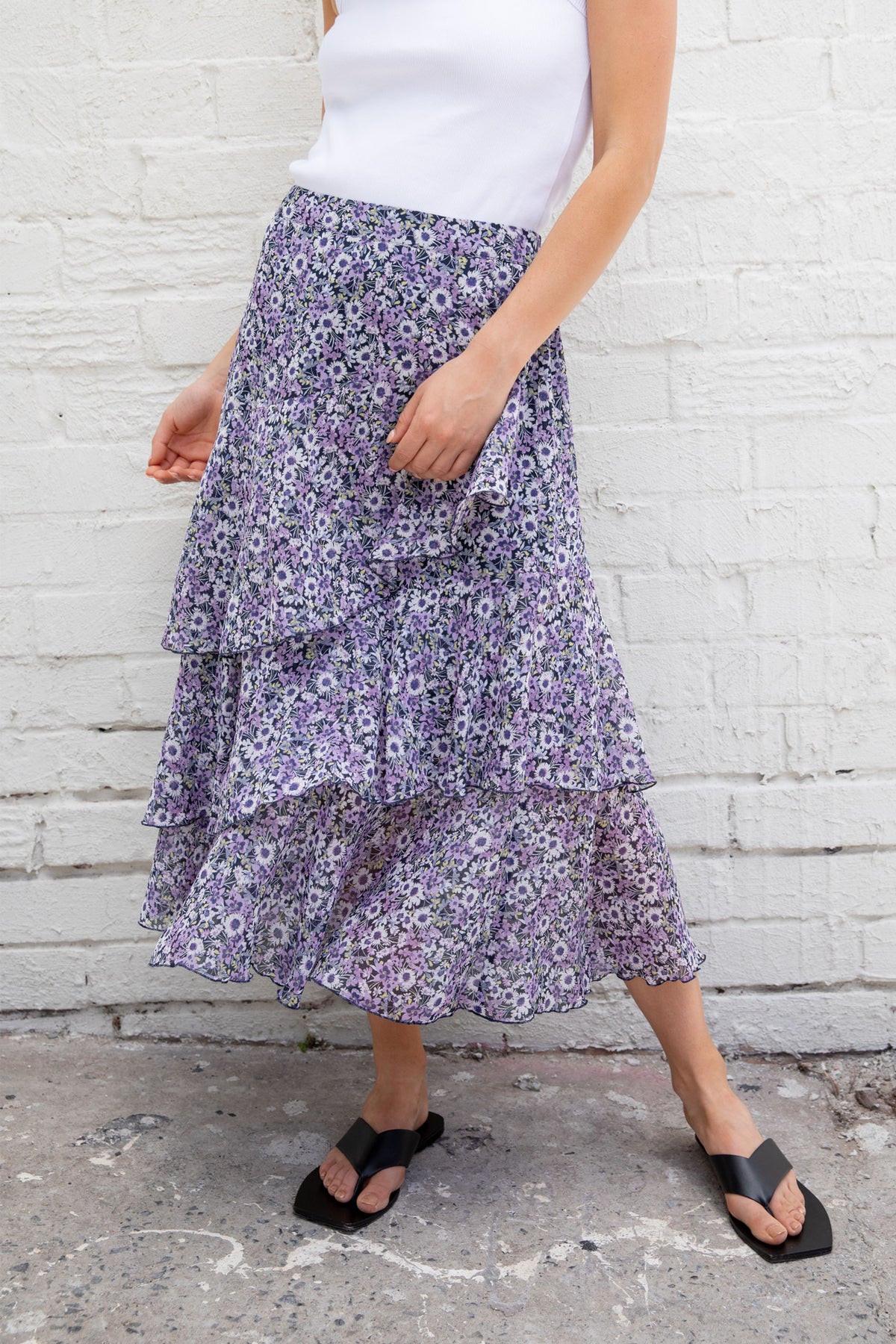 [TEST] Alyce Ruffle Midi Skirt