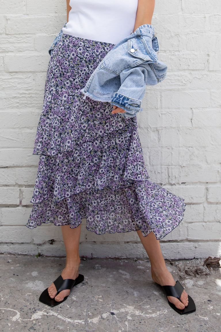 [TEST] Alyce Ruffle Midi Skirt