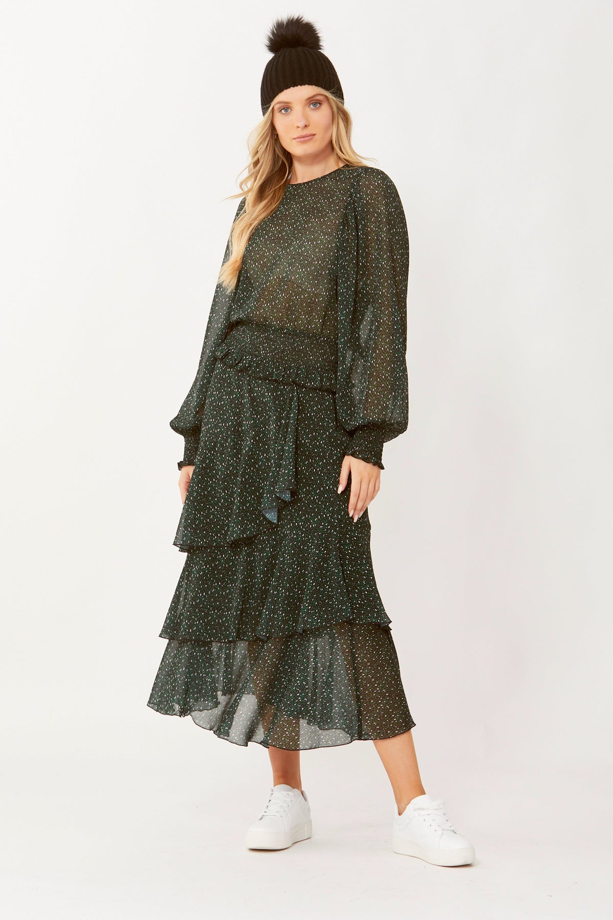 [TEST] Alyce Ruffle Midi Skirt