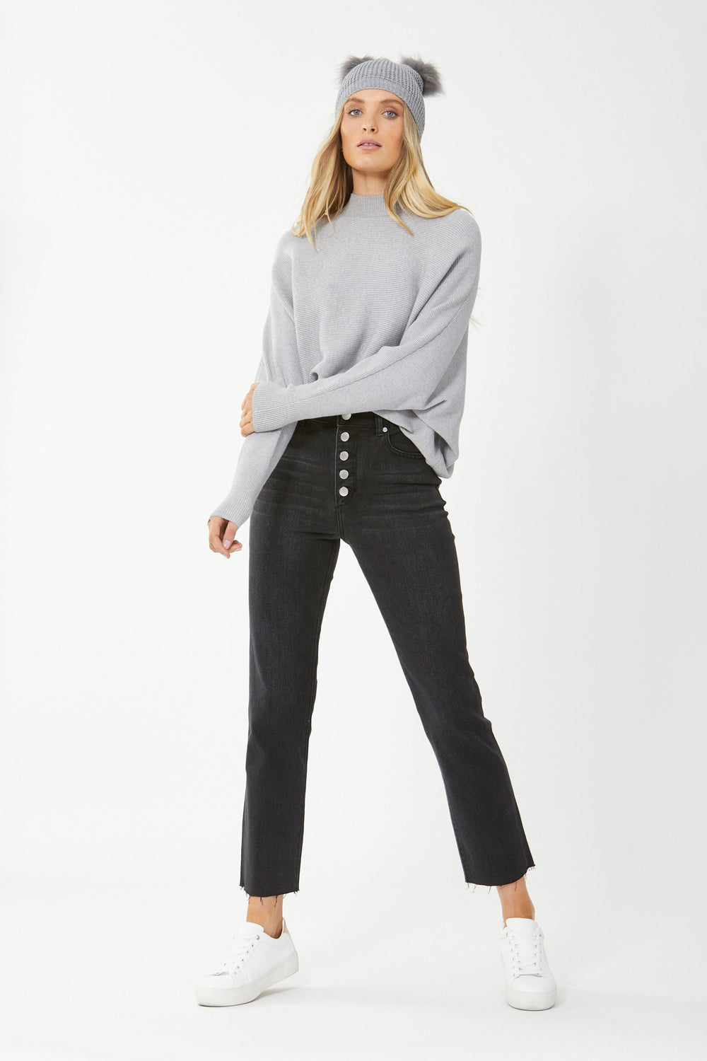 [TEST] Becky Button Fly Straight Jean