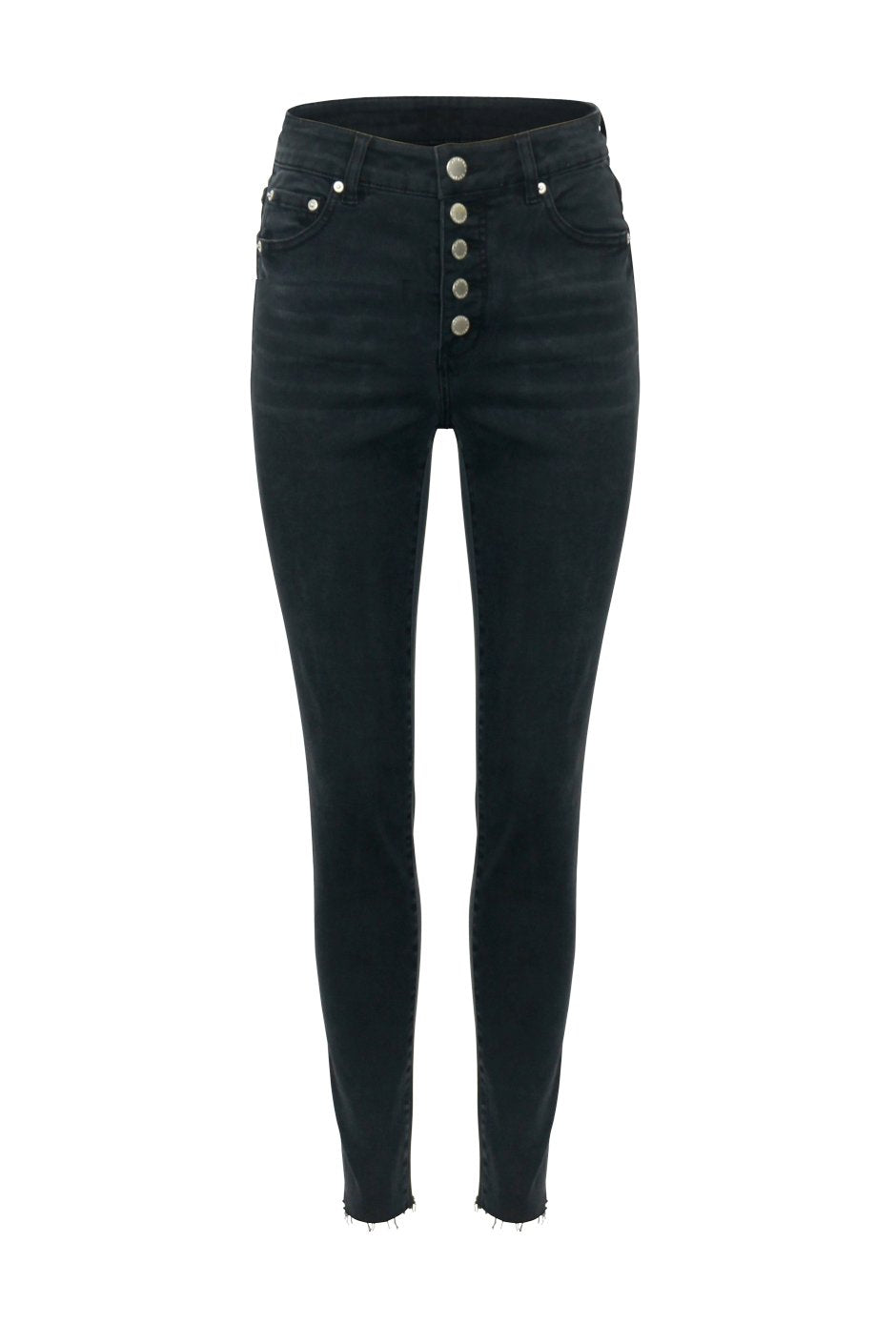 [TEST] Evie Button High Rise Skinny