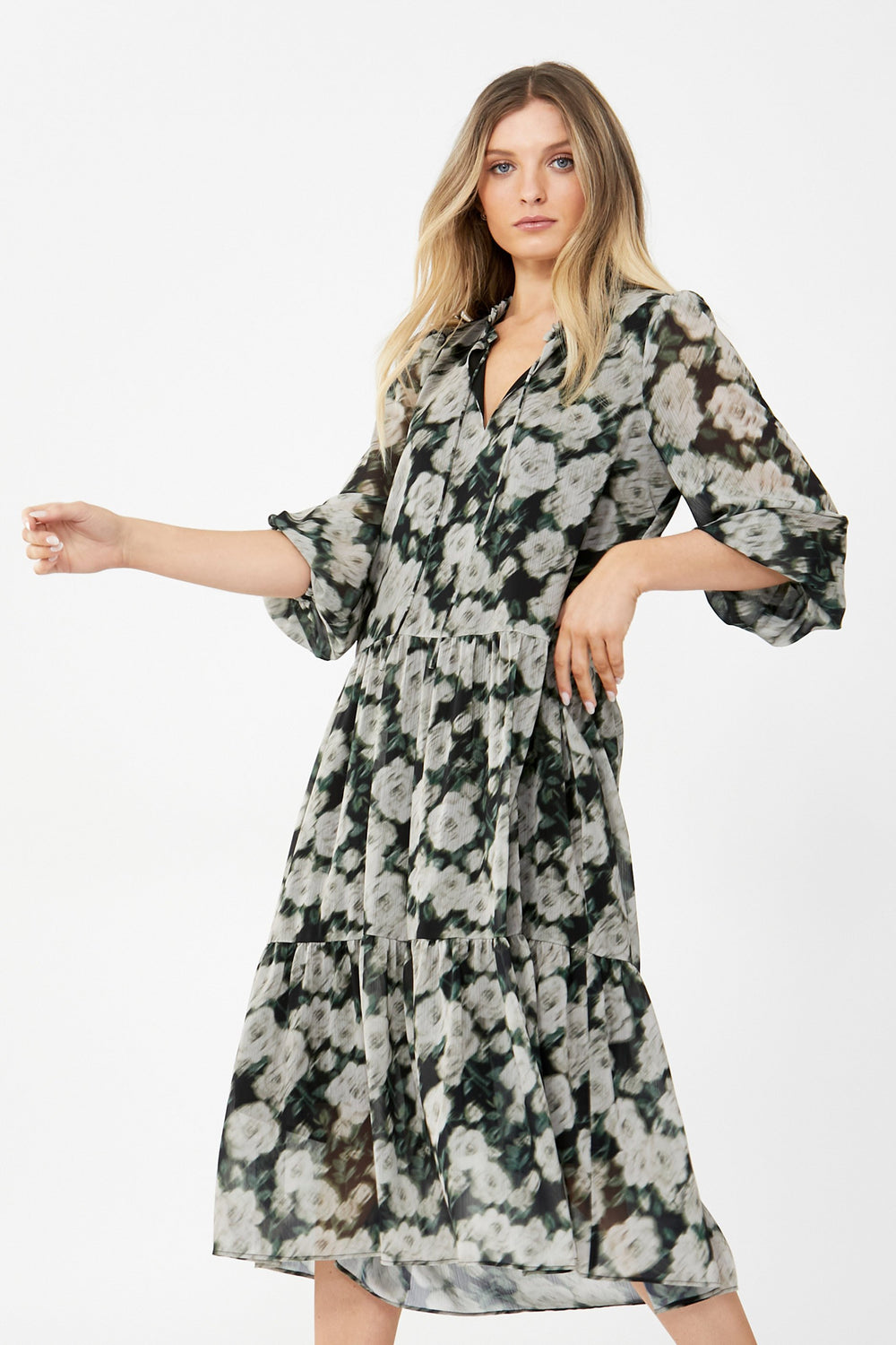 [TEST] Isabella Tiered Midi Dress