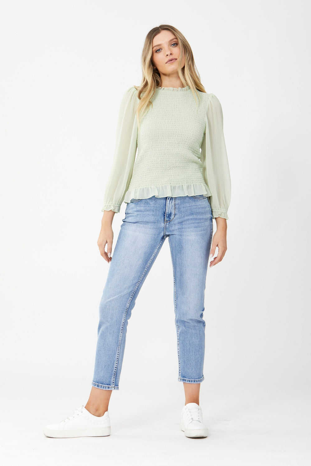 [TEST] Indy Shirred Blouse