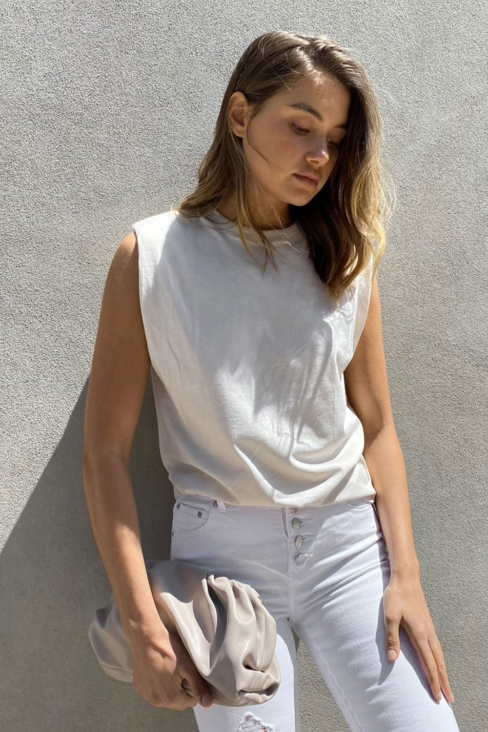 [TEST] Dani Shoulder Detail Tee
