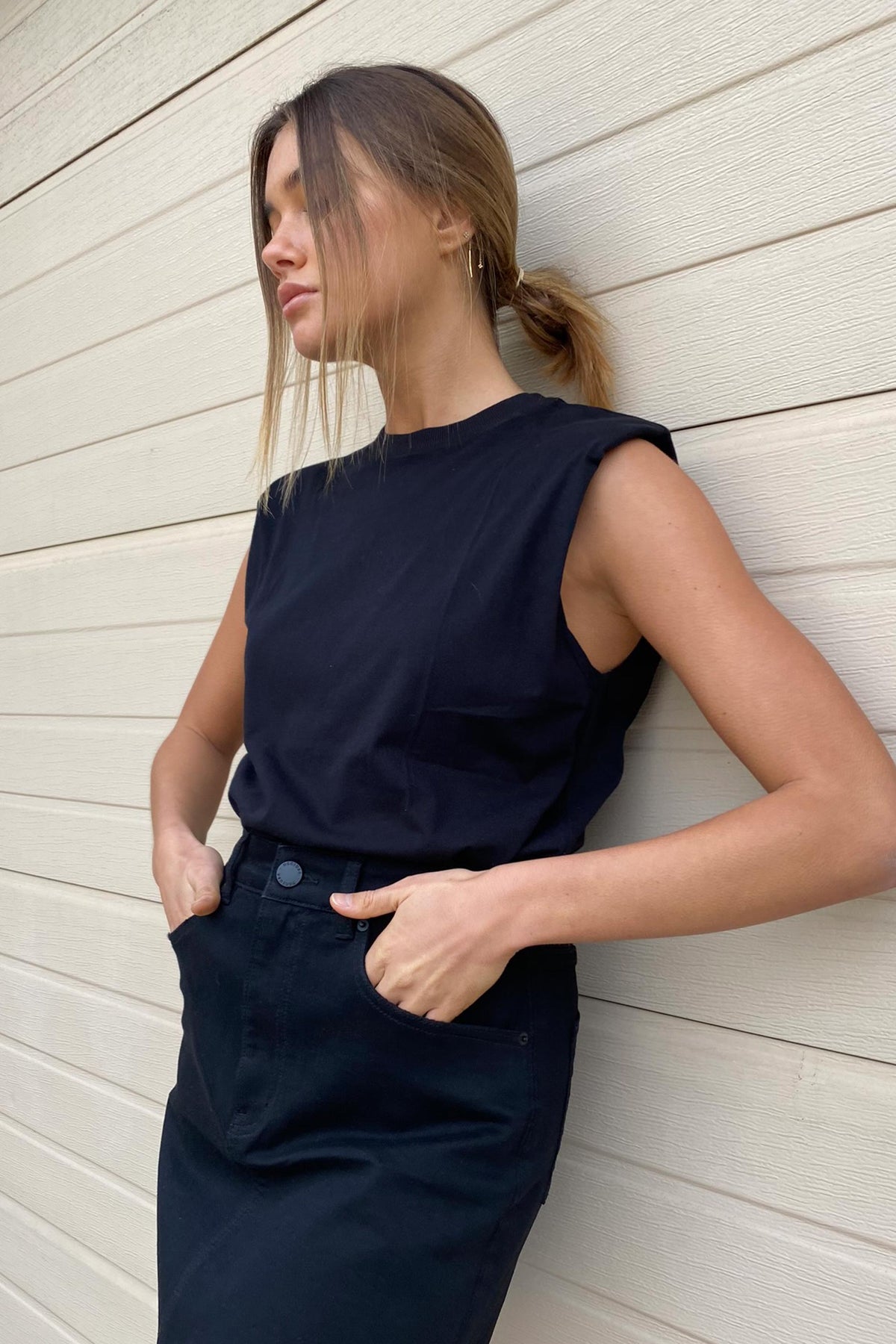 [TEST] Dani Shoulder Detail Tee