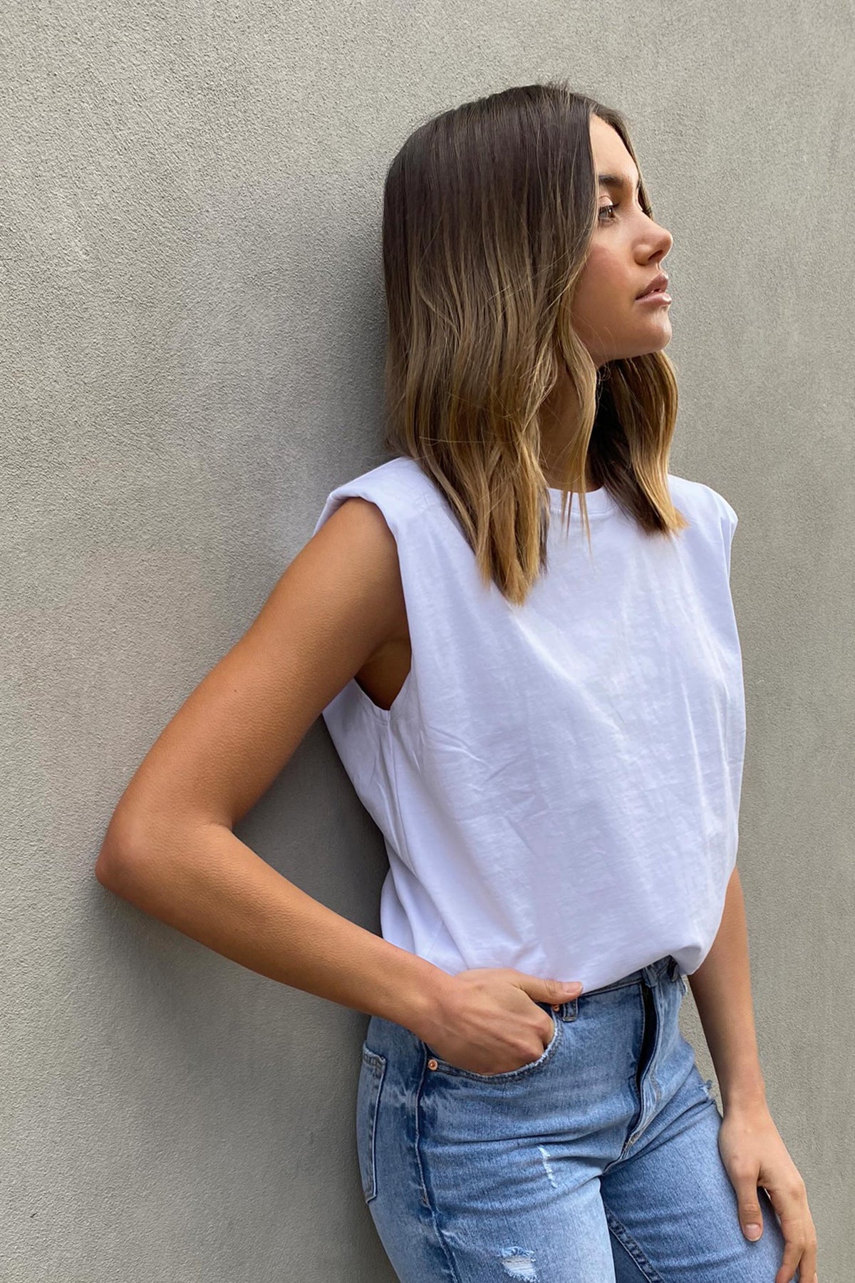 [TEST] Dani Shoulder Detail Tee