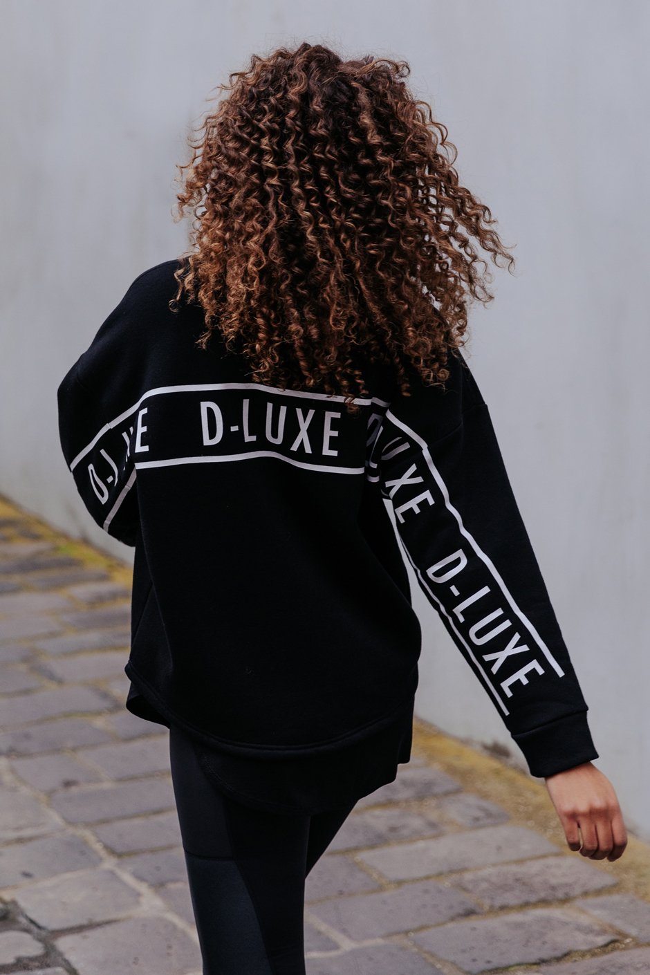 [TEST] D-Luxe Wrap Text Sweat