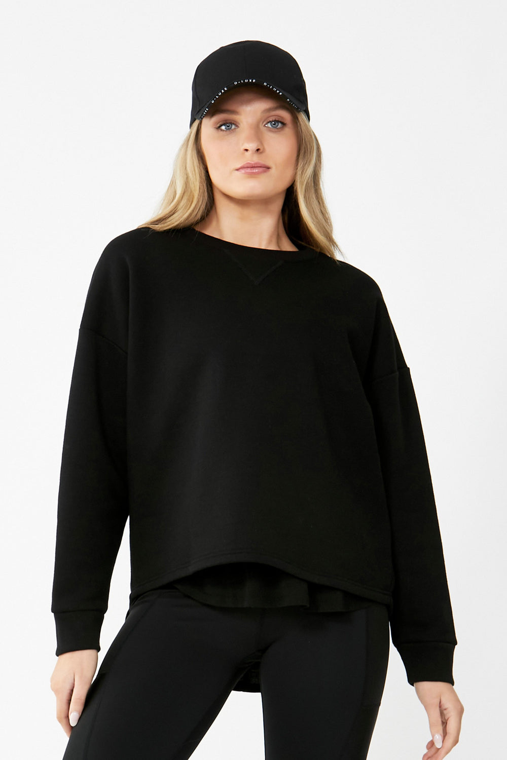 [TEST] D-Luxe Wrap Text Sweat
