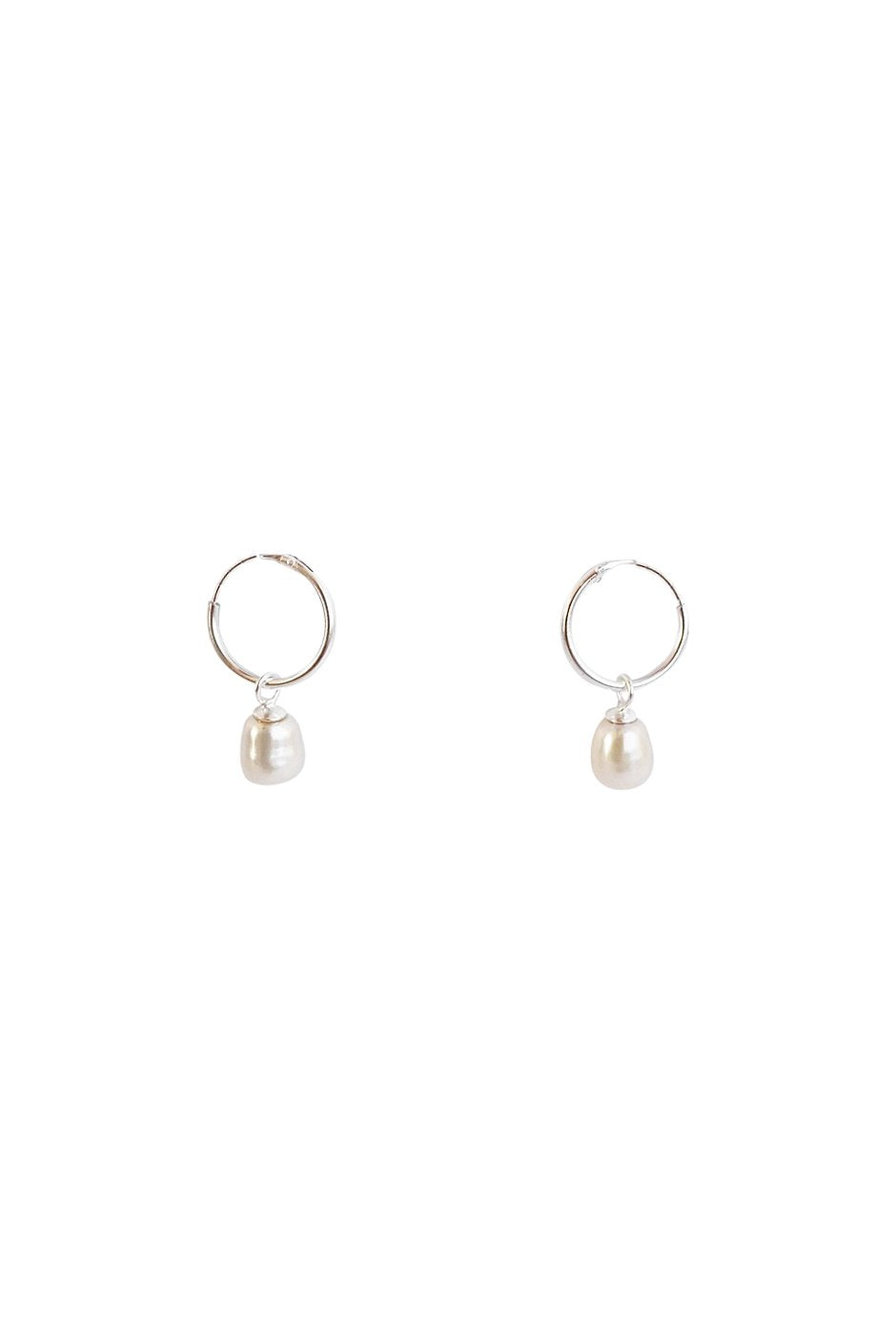 [TEST] Fresh Water Pearl Hoop Earring