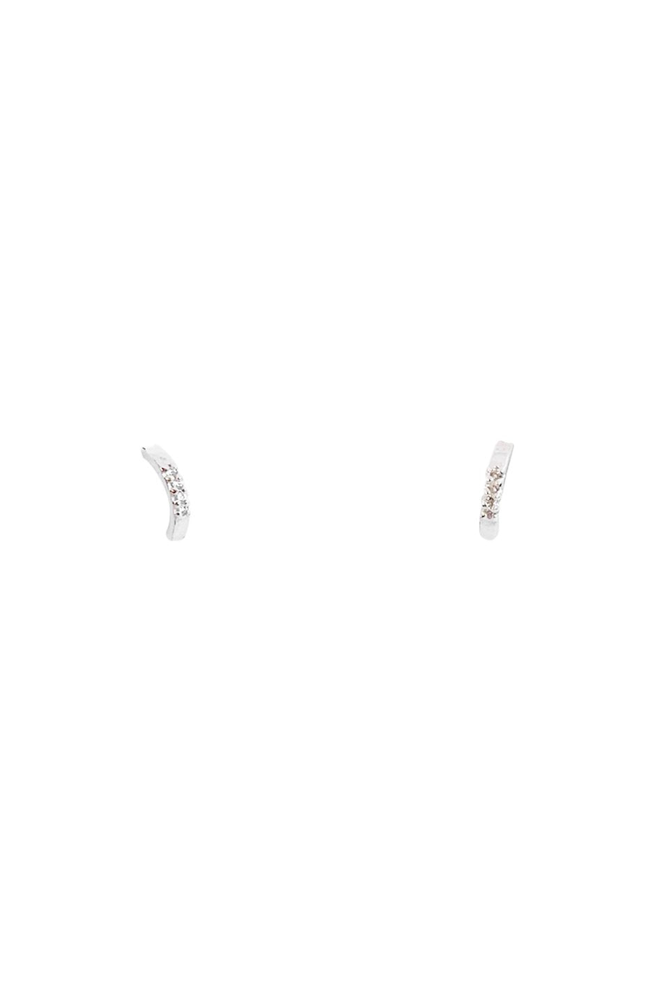 [TEST] Stone Set Arch Stud Earrings