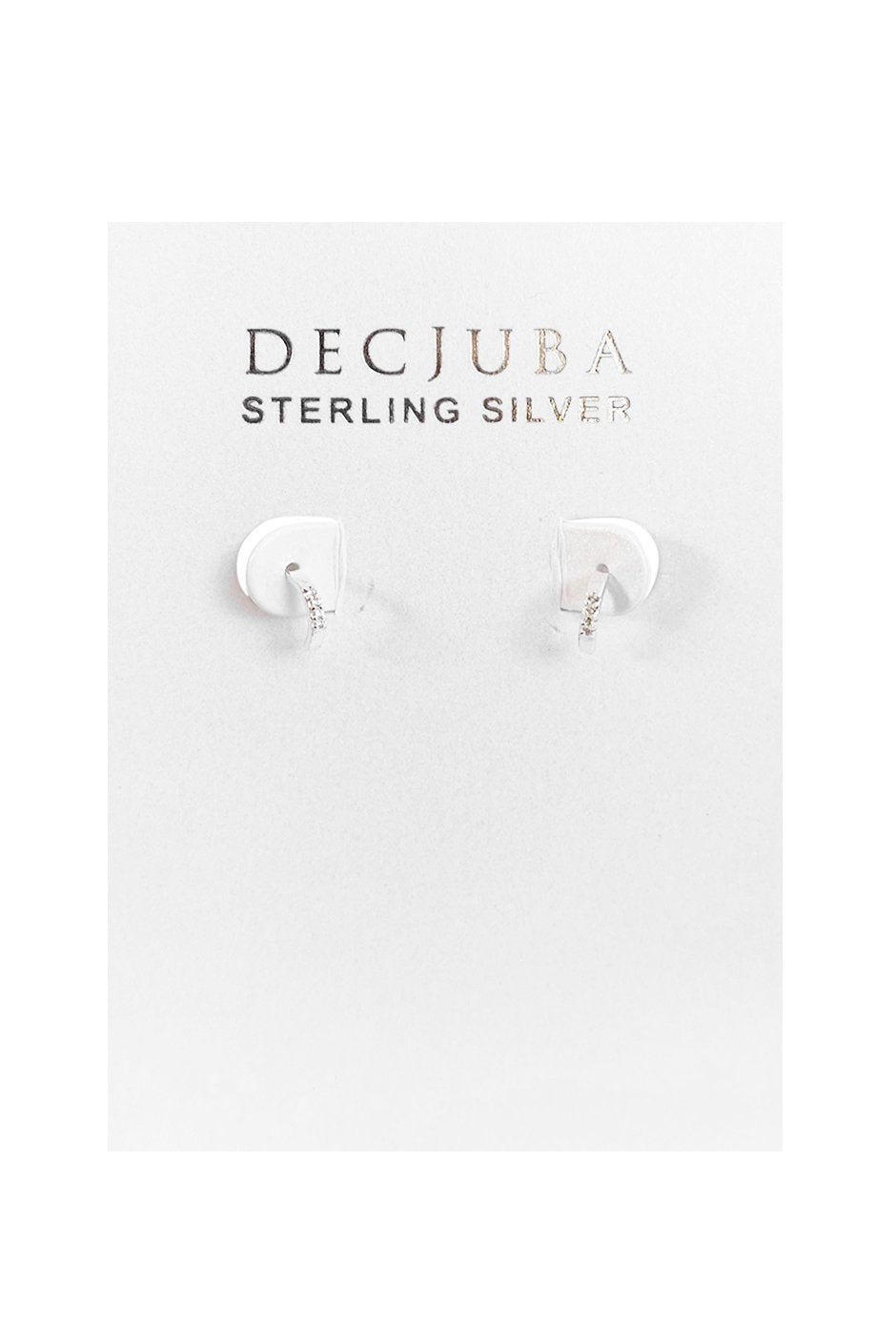[TEST] Stone Set Arch Stud Earrings