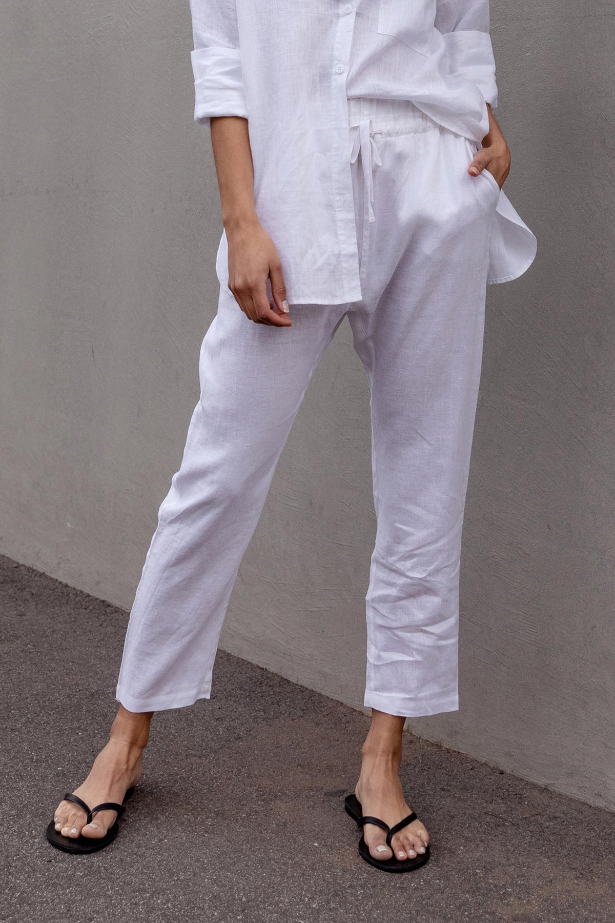 [TEST] D-Luxe Linen Drop Crotch Pant