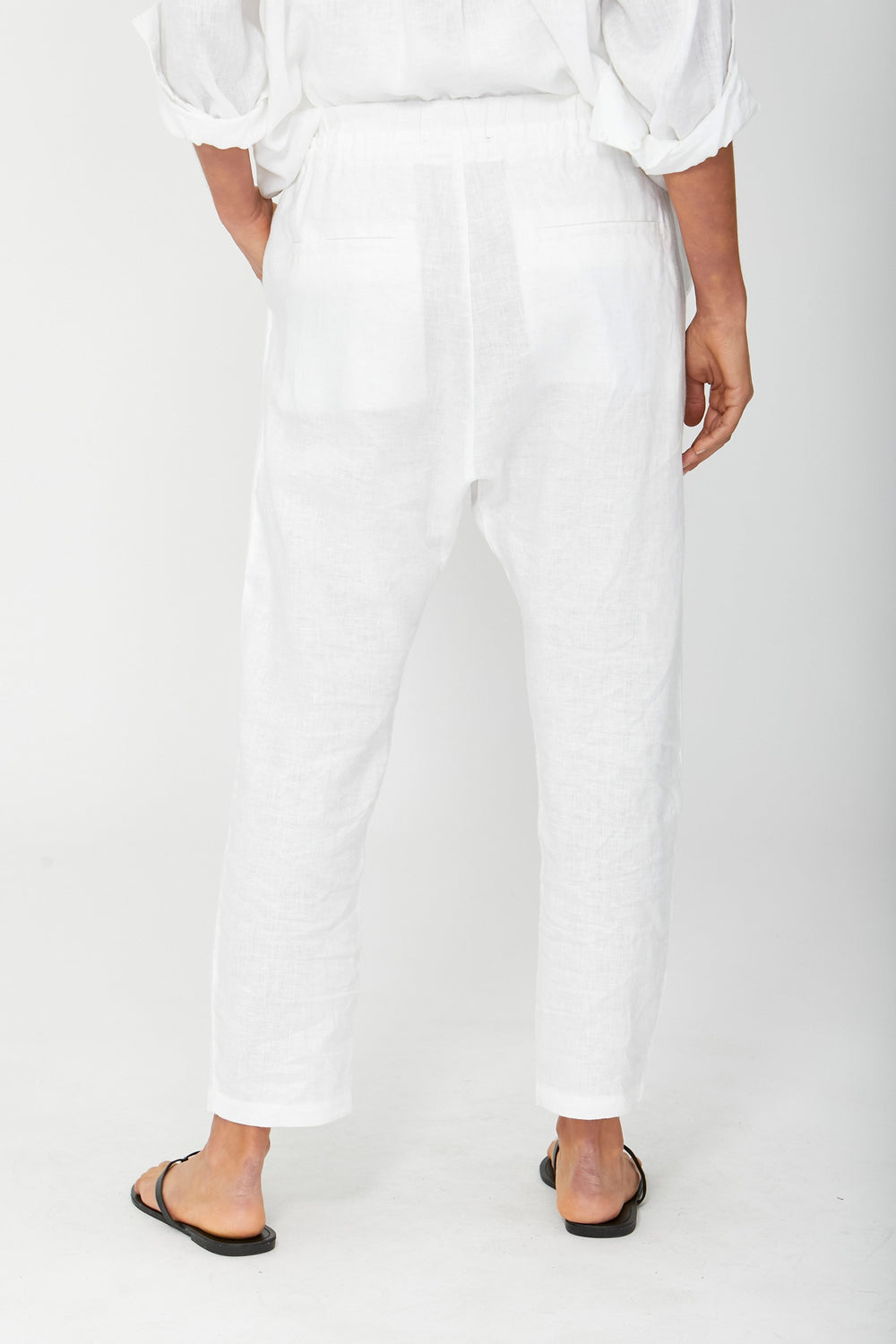 [TEST] D-Luxe Linen Drop Crotch Pant