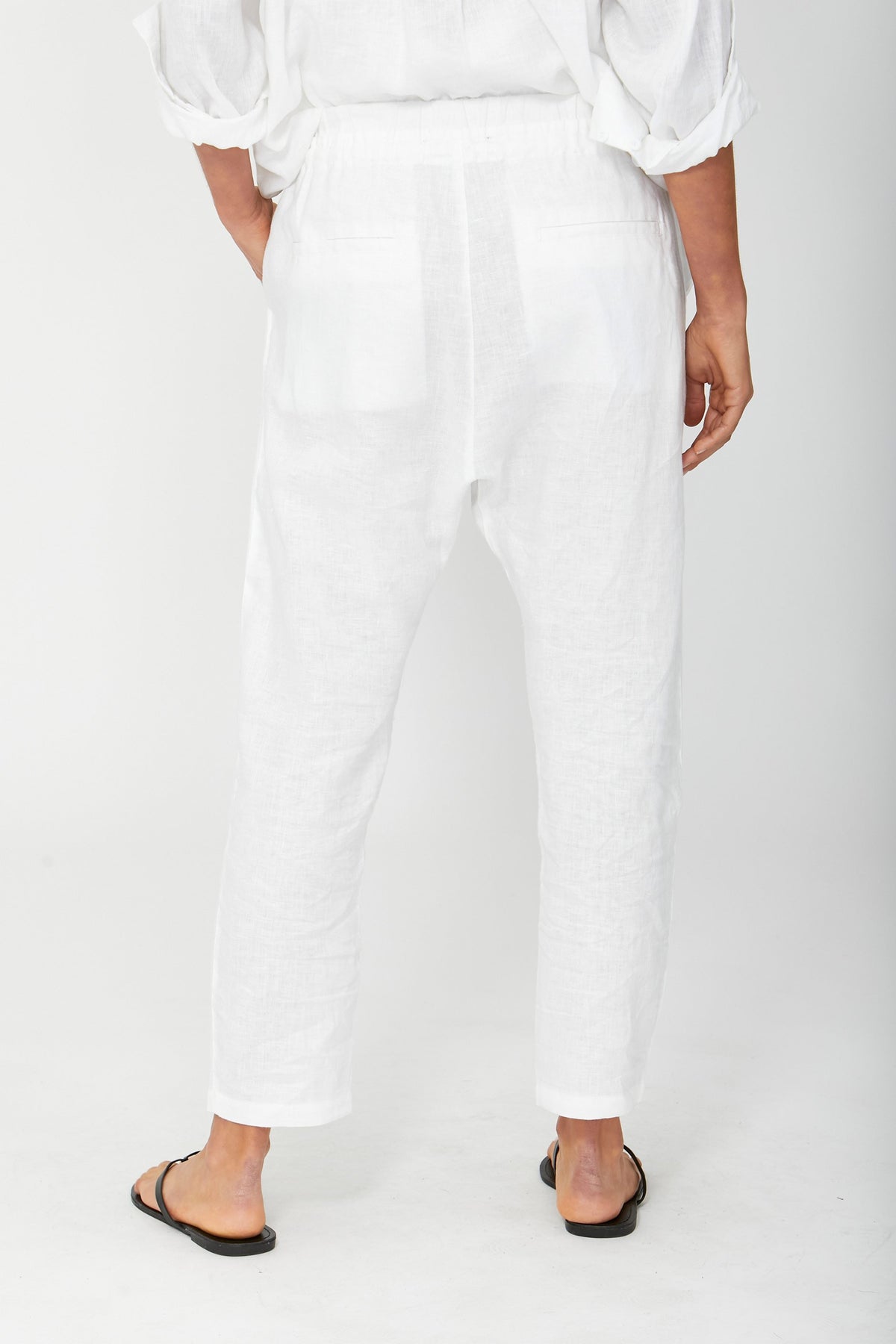 [TEST] D-Luxe Linen Drop Crotch Pant