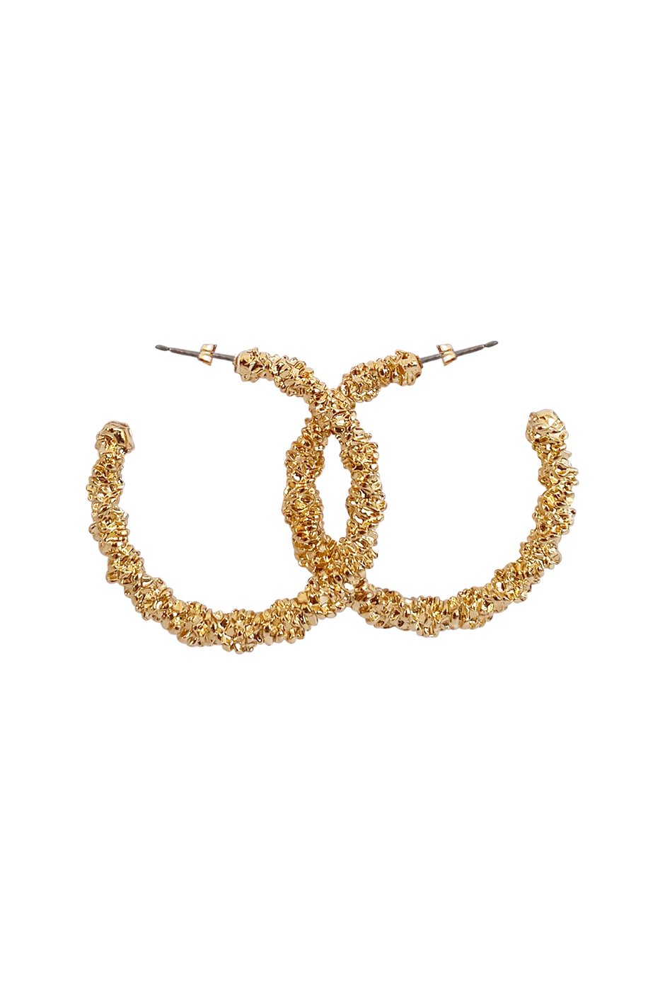 [TEST] Iris Crushed Hoop Earrings