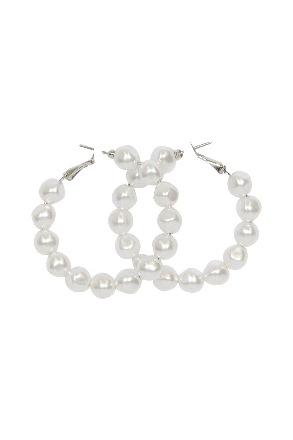 [TEST] Flossy Pearl Hoop Earrings