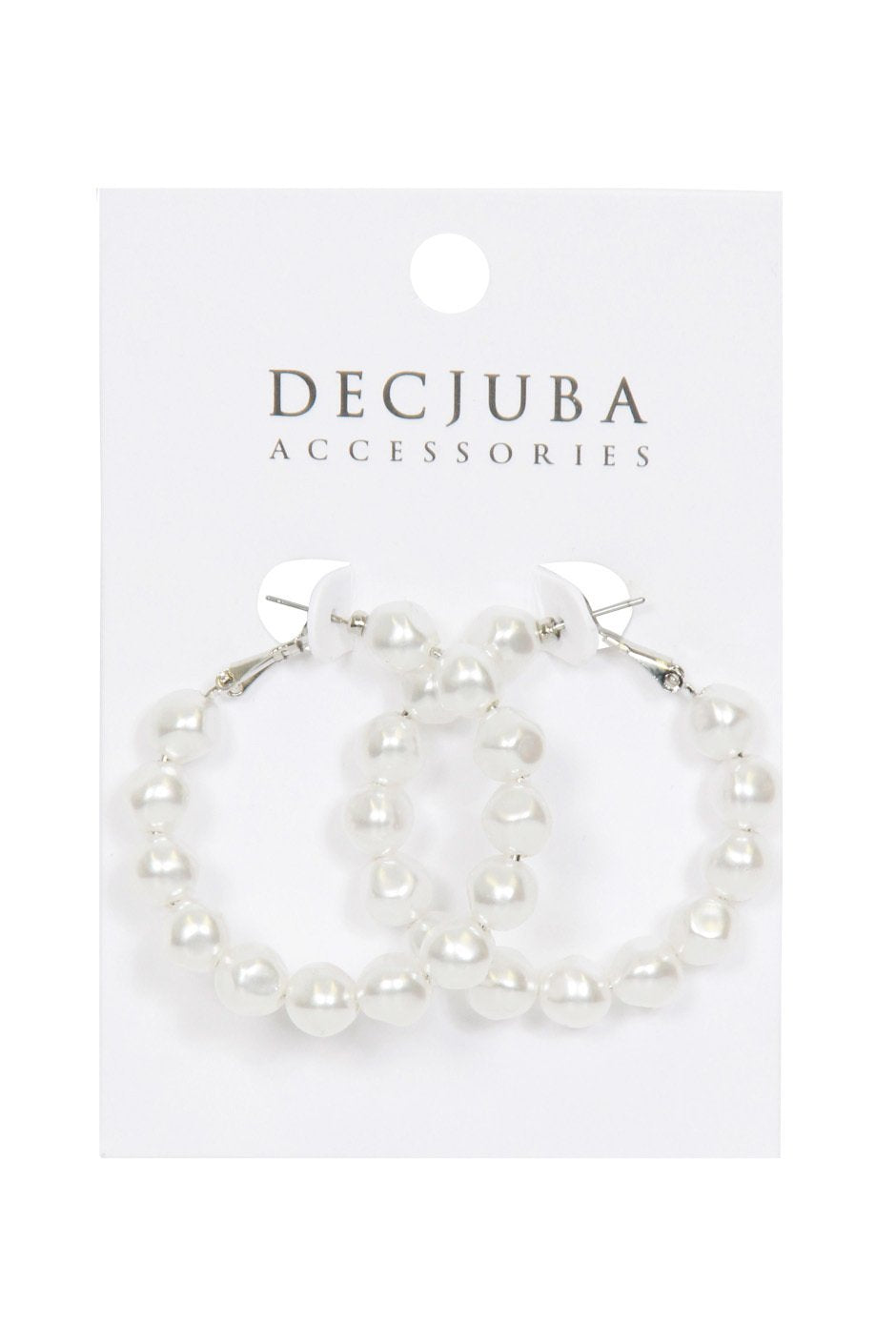 [TEST] Flossy Pearl Hoop Earrings