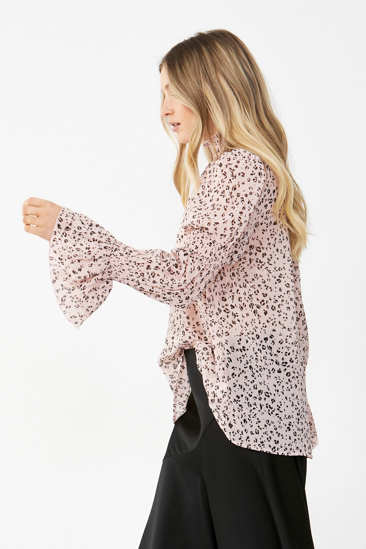 [TEST] Gracie Shirred Sleeve Top