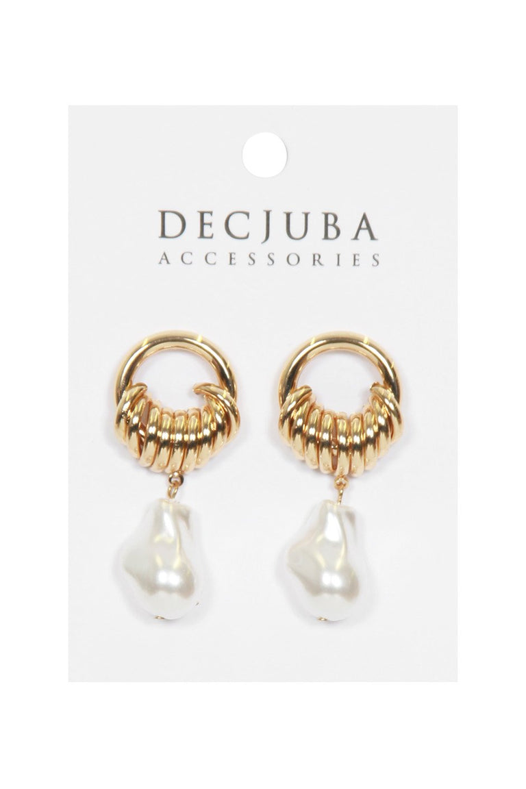 [TEST] Cece Pendant Pearl Earrings