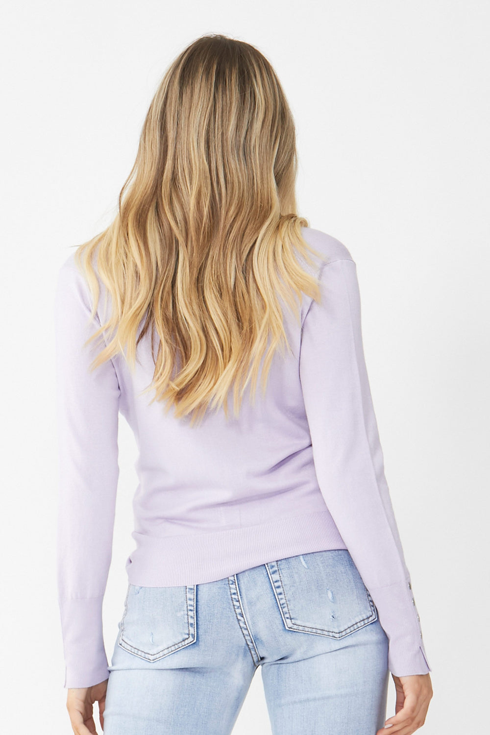 [TEST] Krystal Button Detail Cardi