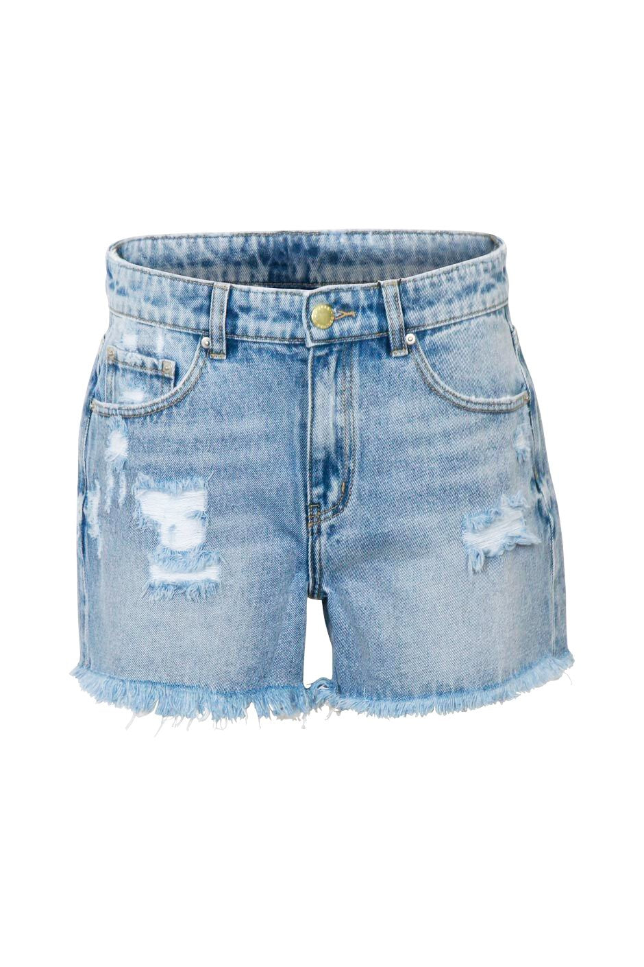 [TEST] Charlie Distressed Denim Short