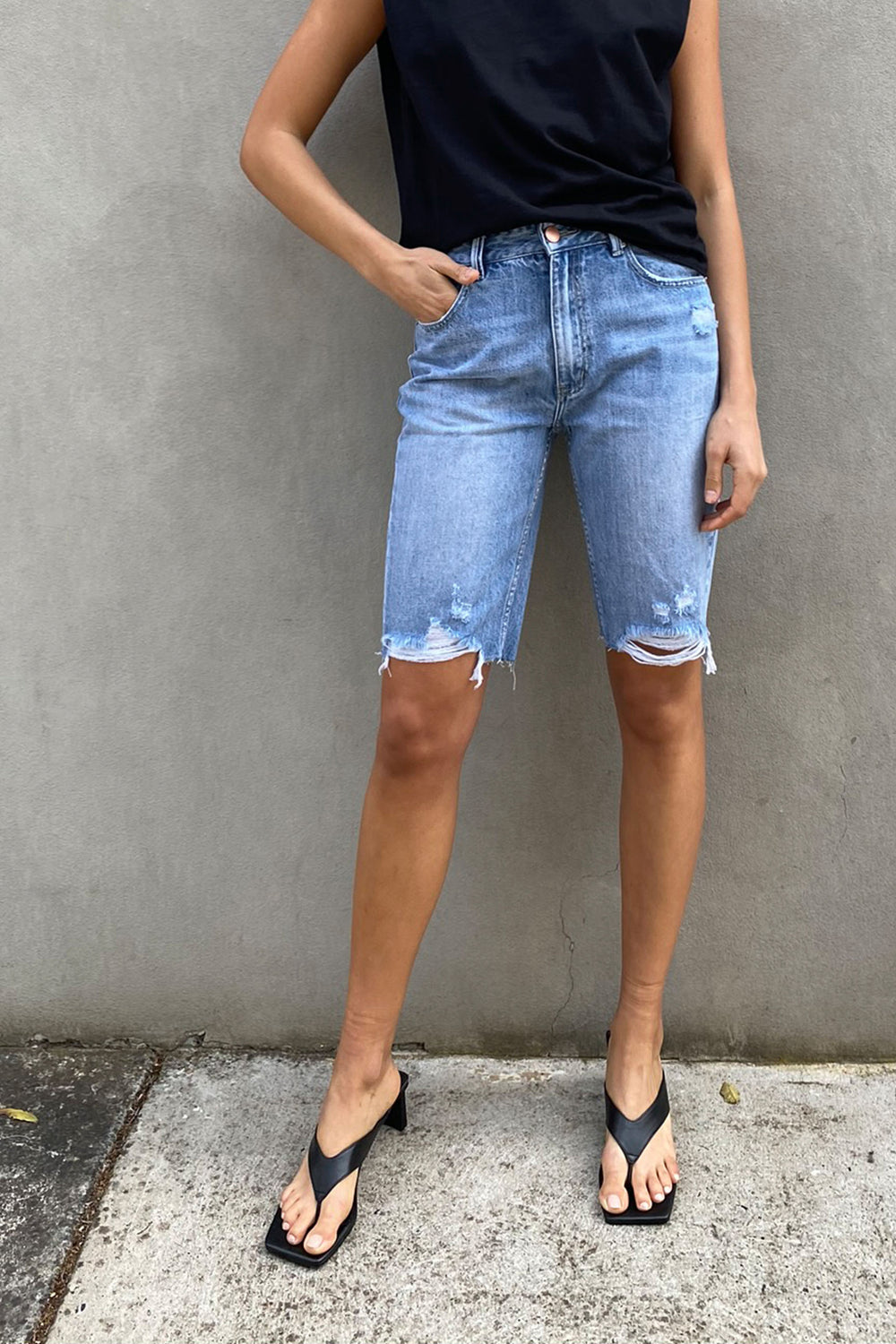 [TEST] Lucy Bermuda Denim Short