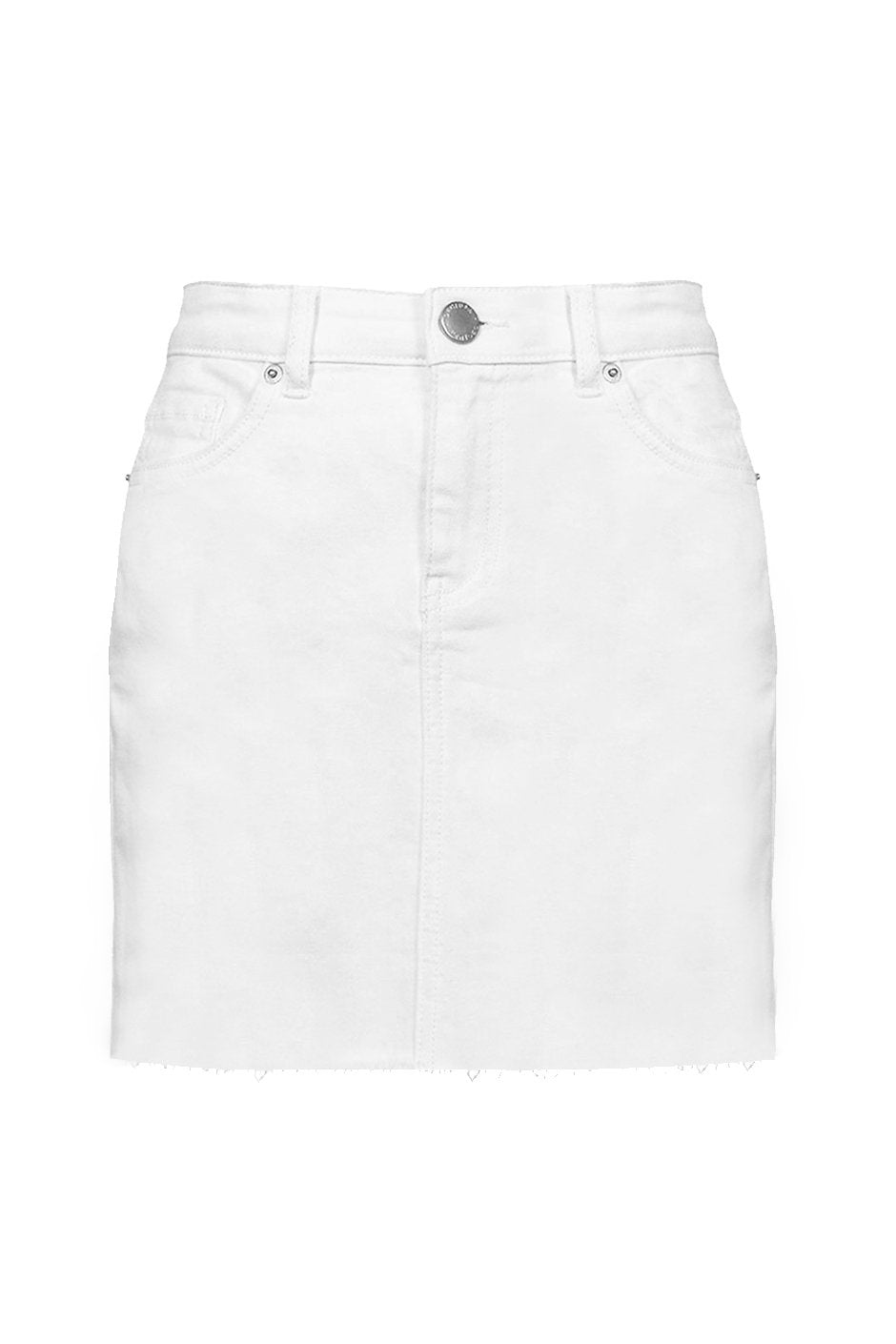 [TEST] Gina Stepped Hem Denim Skirt
