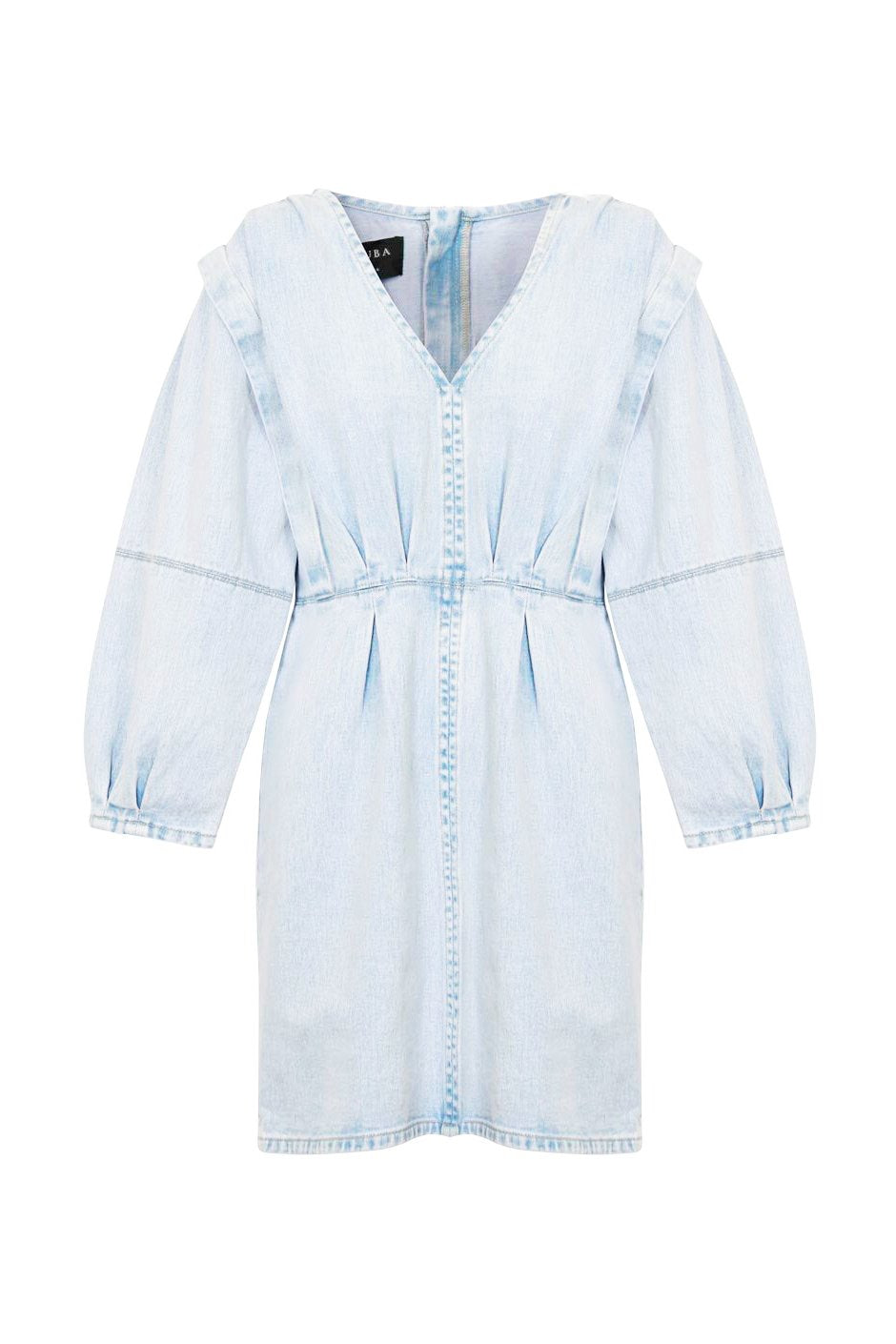 [TEST] Romie Puff Sleeve Denim Dress
