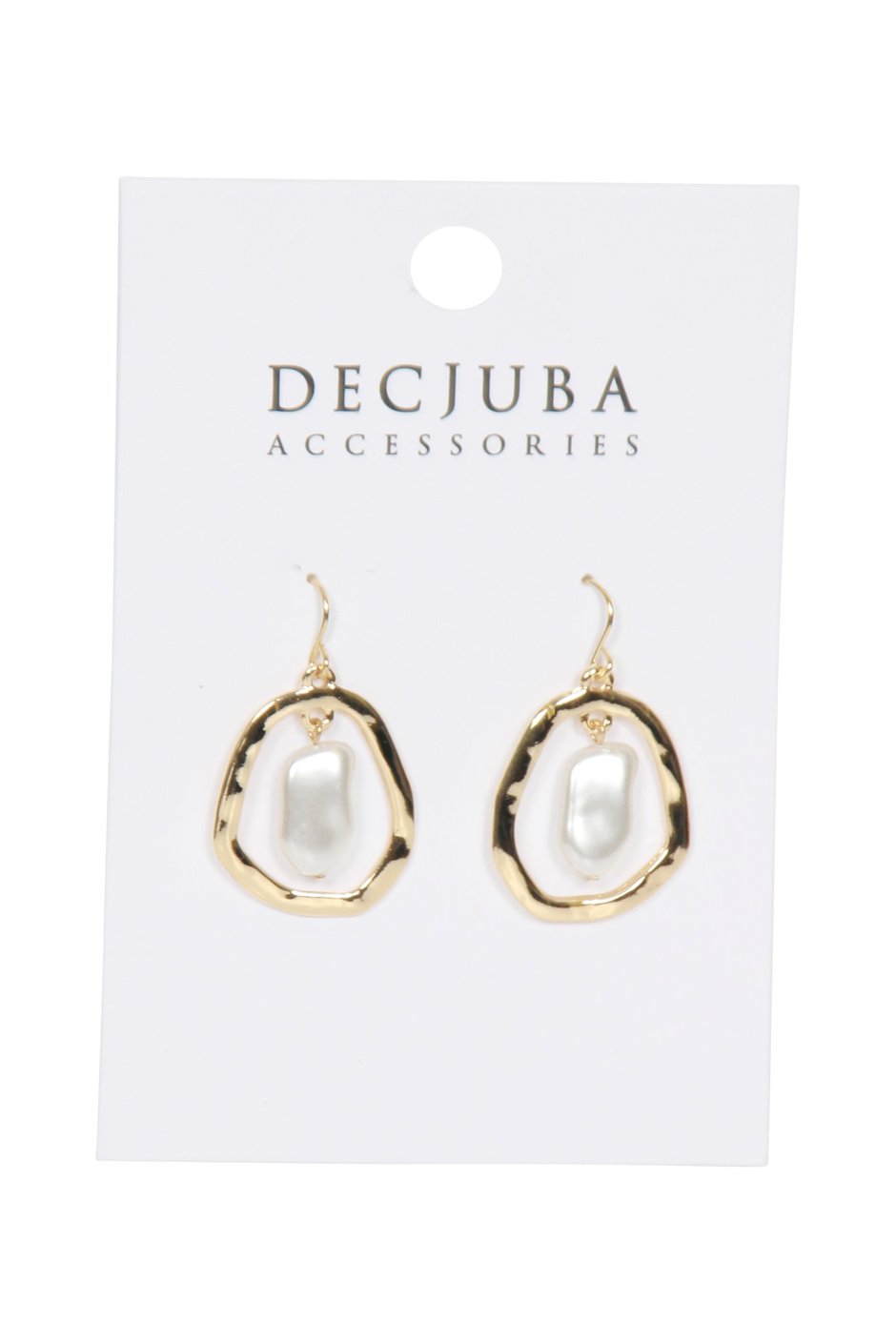 [TEST] Cass Pearl Circle Earrings