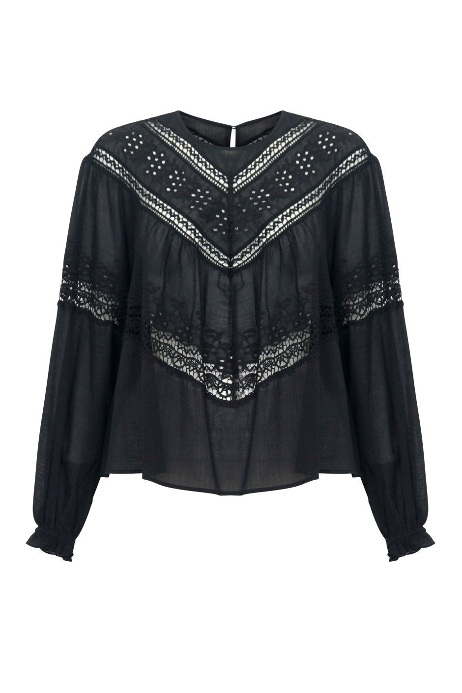 [TEST] Emma Lace Insert Blouse