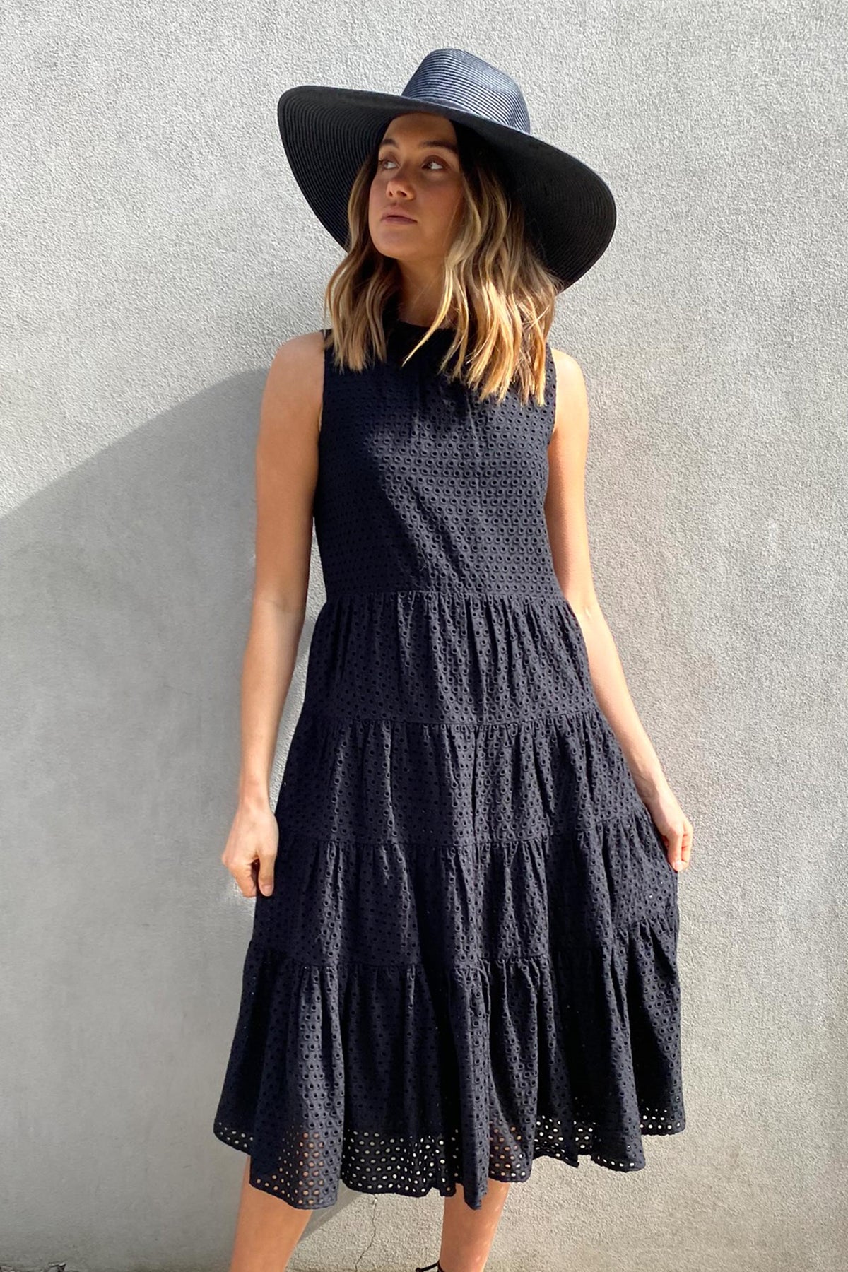 [TEST] Georgina Broderie Midi Dress