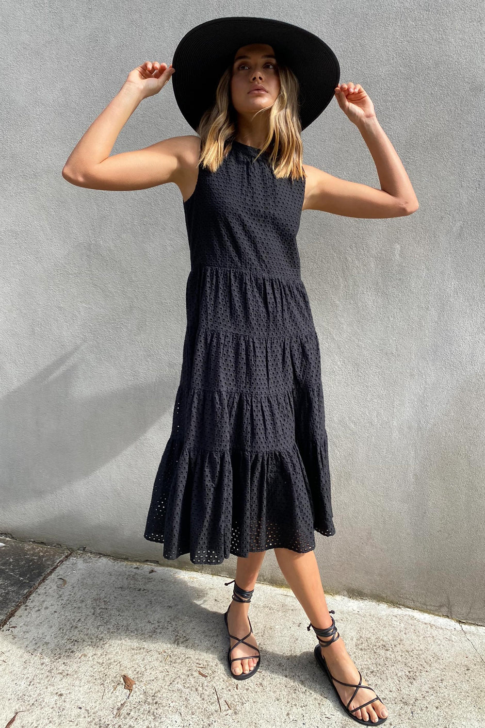 [TEST] Georgina Broderie Midi Dress