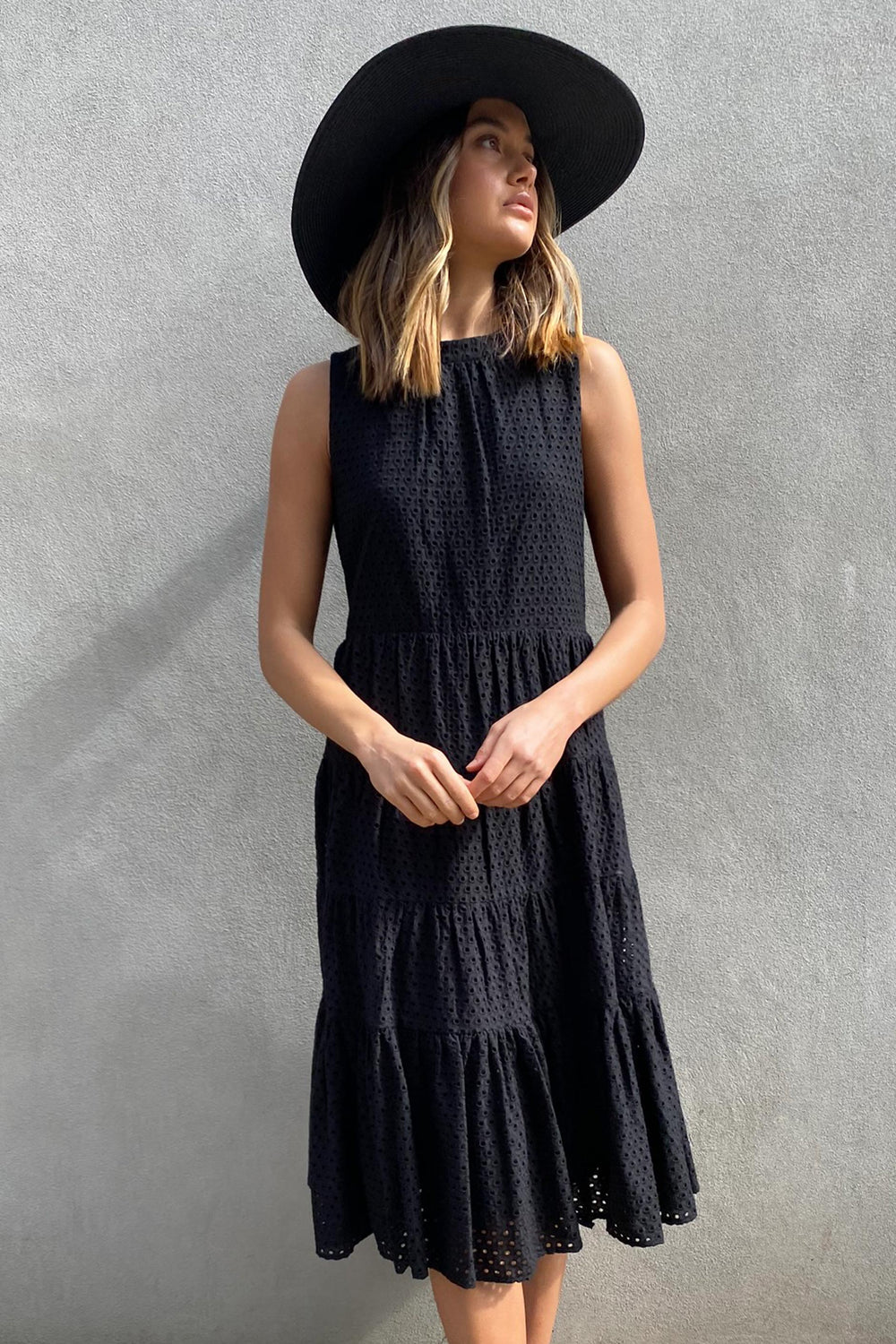 [TEST] Georgina Broderie Midi Dress