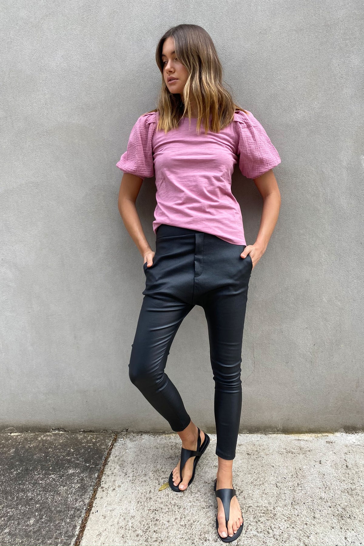 [TEST] Moira Woven Sleeve Tee