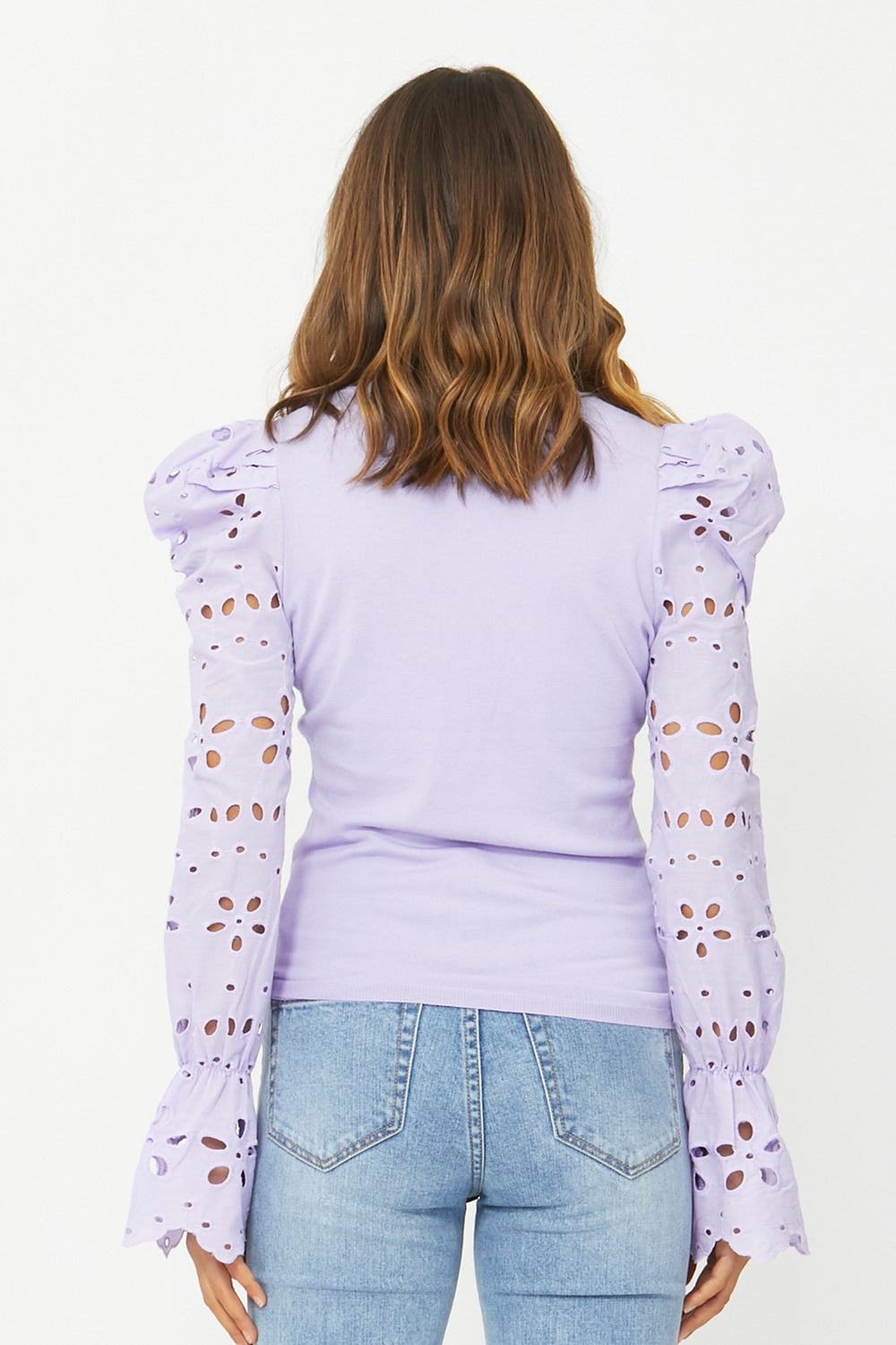 [TEST] Brie Broderie Sleeve Knit