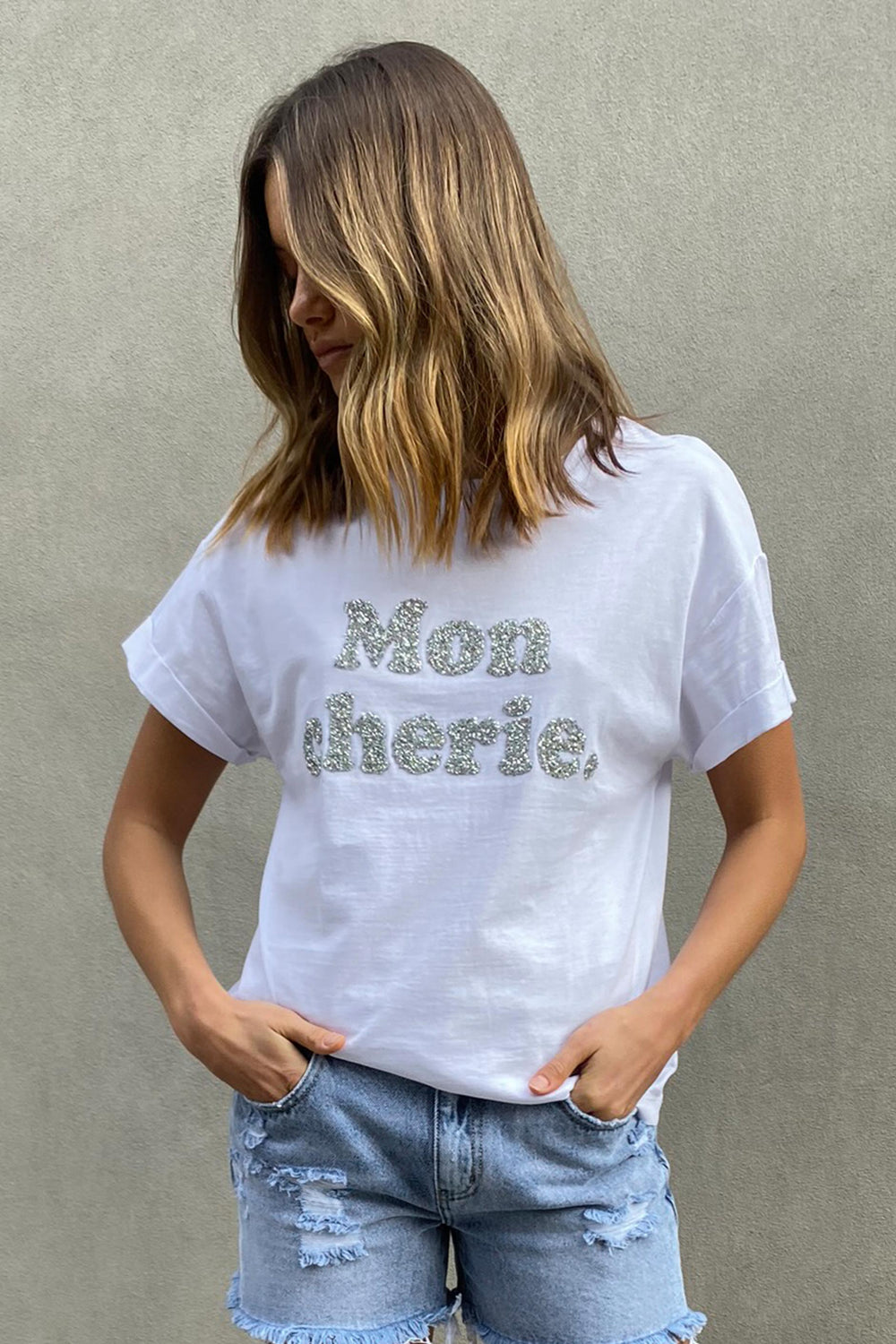 [TEST] Mon Cherie Embellished Tee