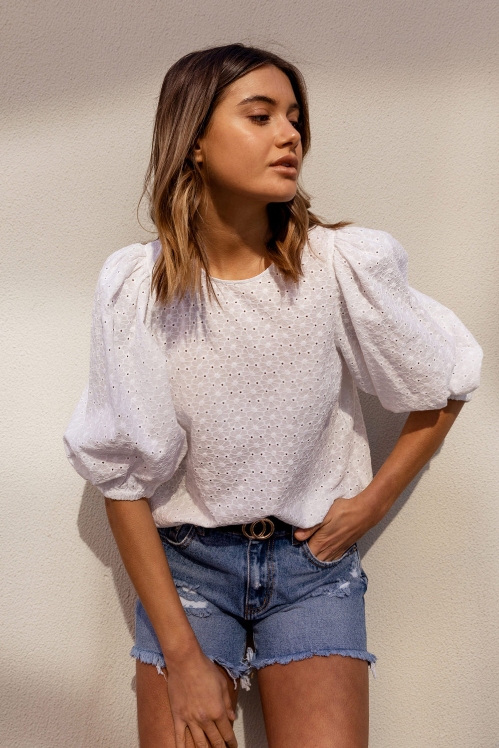 [TEST] Elle Broderie Top