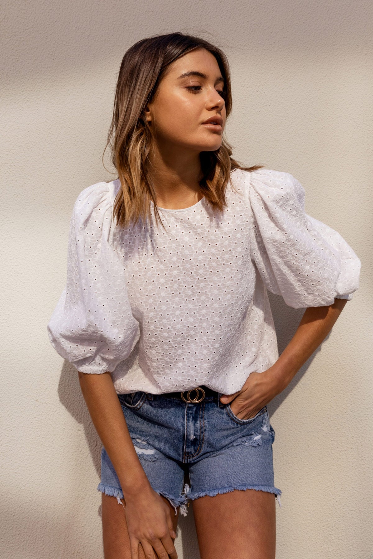 [TEST] Elle Broderie Top