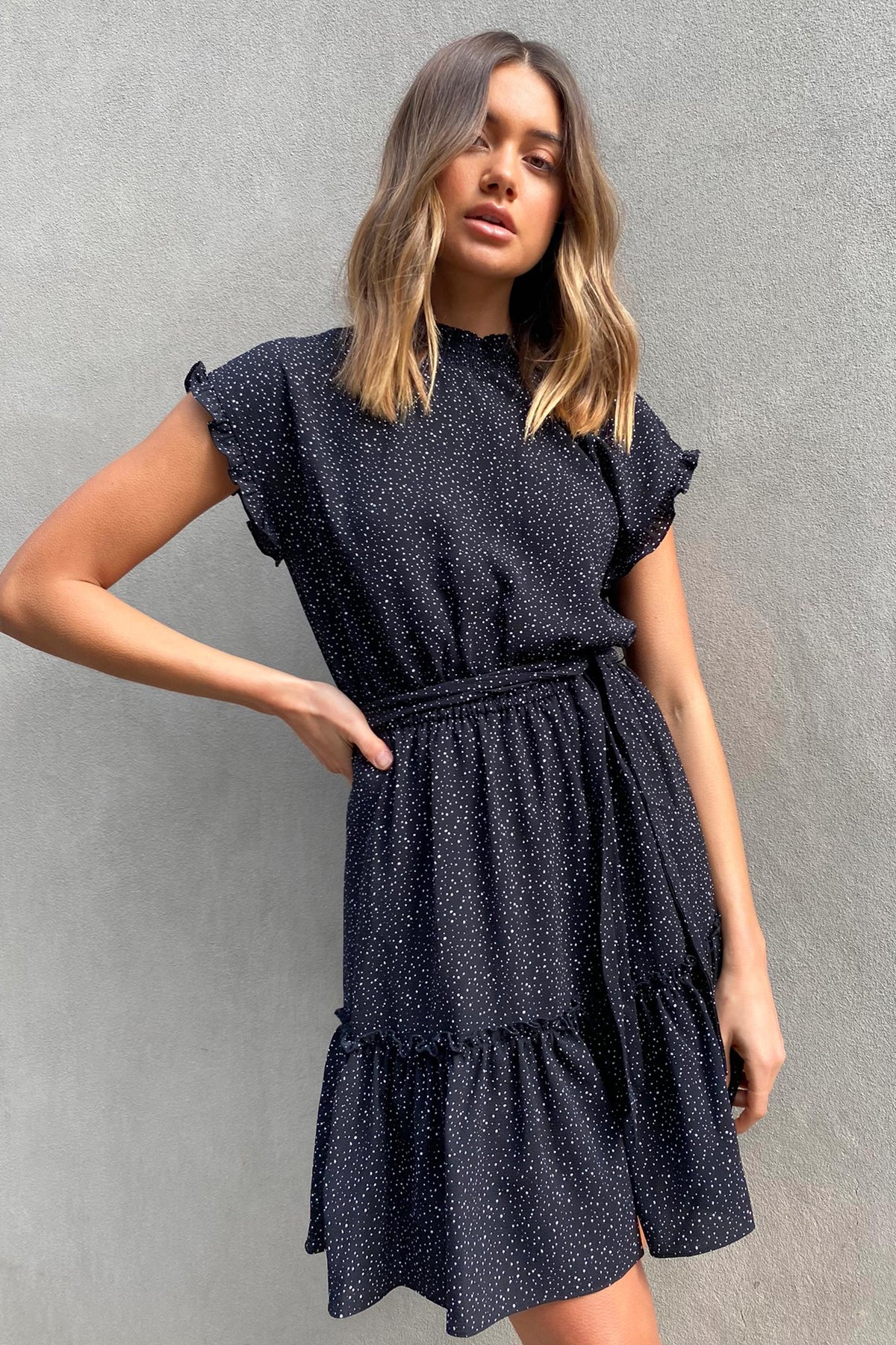 [TEST] Marla Tie Waist Mini Dress