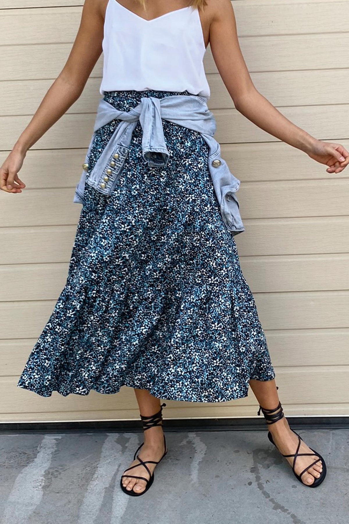[TEST] Cleo Tiered Maxi Skirt