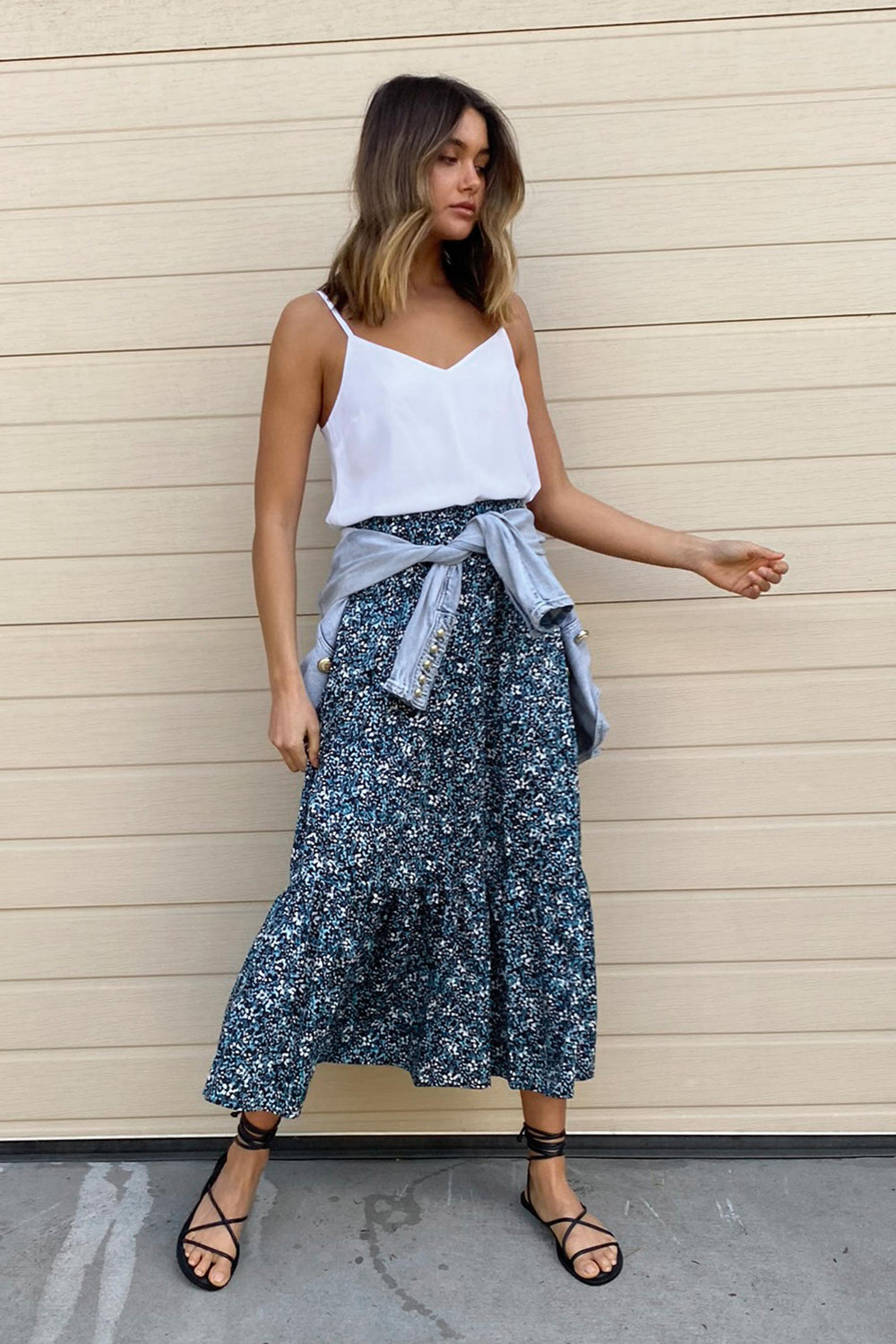[TEST] Cleo Tiered Maxi Skirt