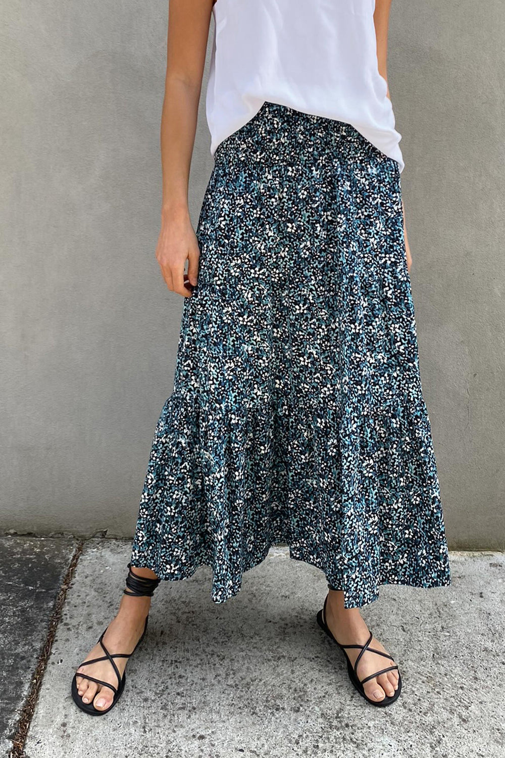 [TEST] Cleo Tiered Maxi Skirt