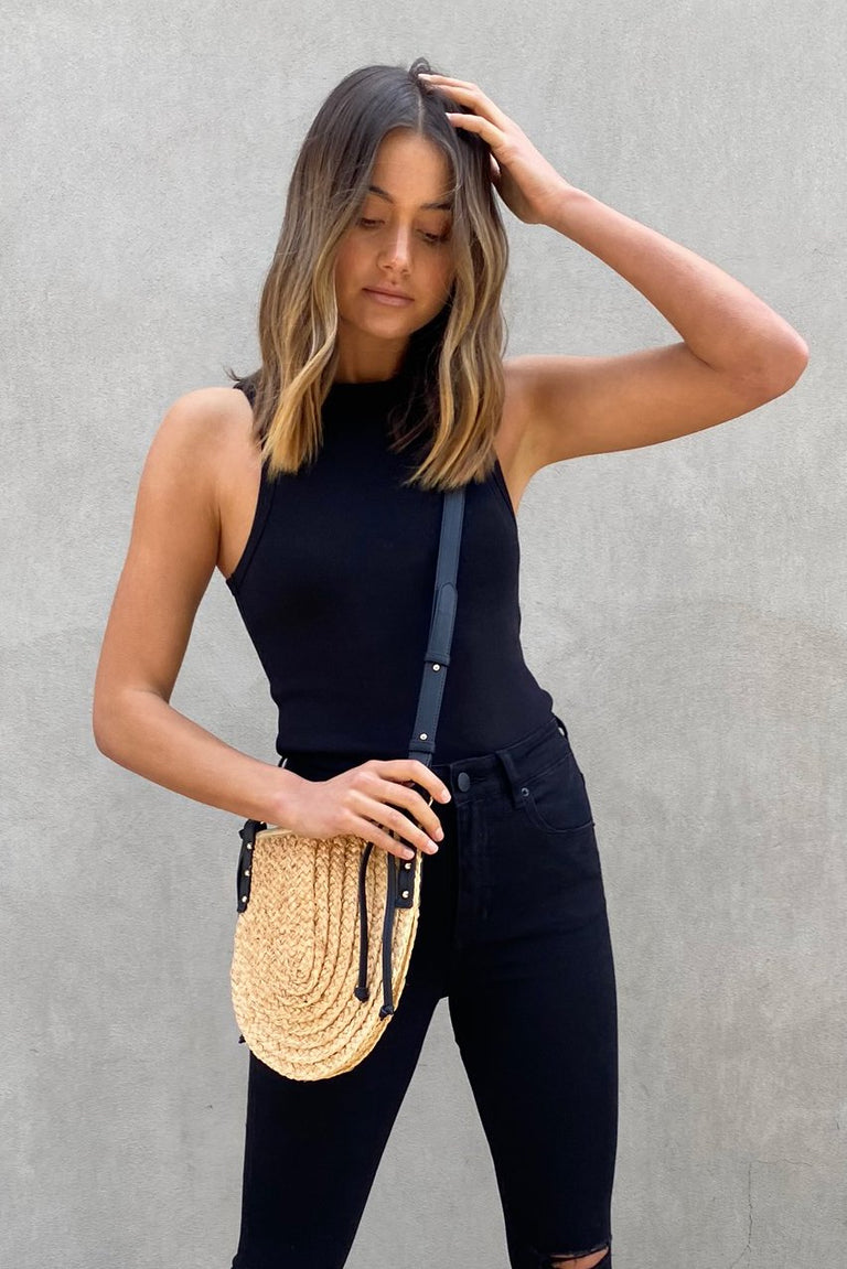 [TEST] Darby Straw Crossbody Bag