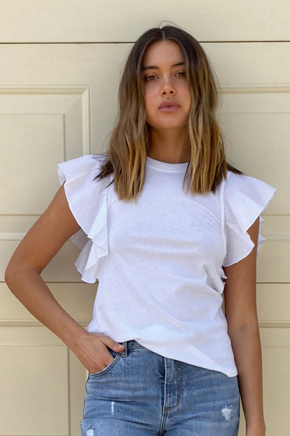 [TEST] Frida Ruffle Tee