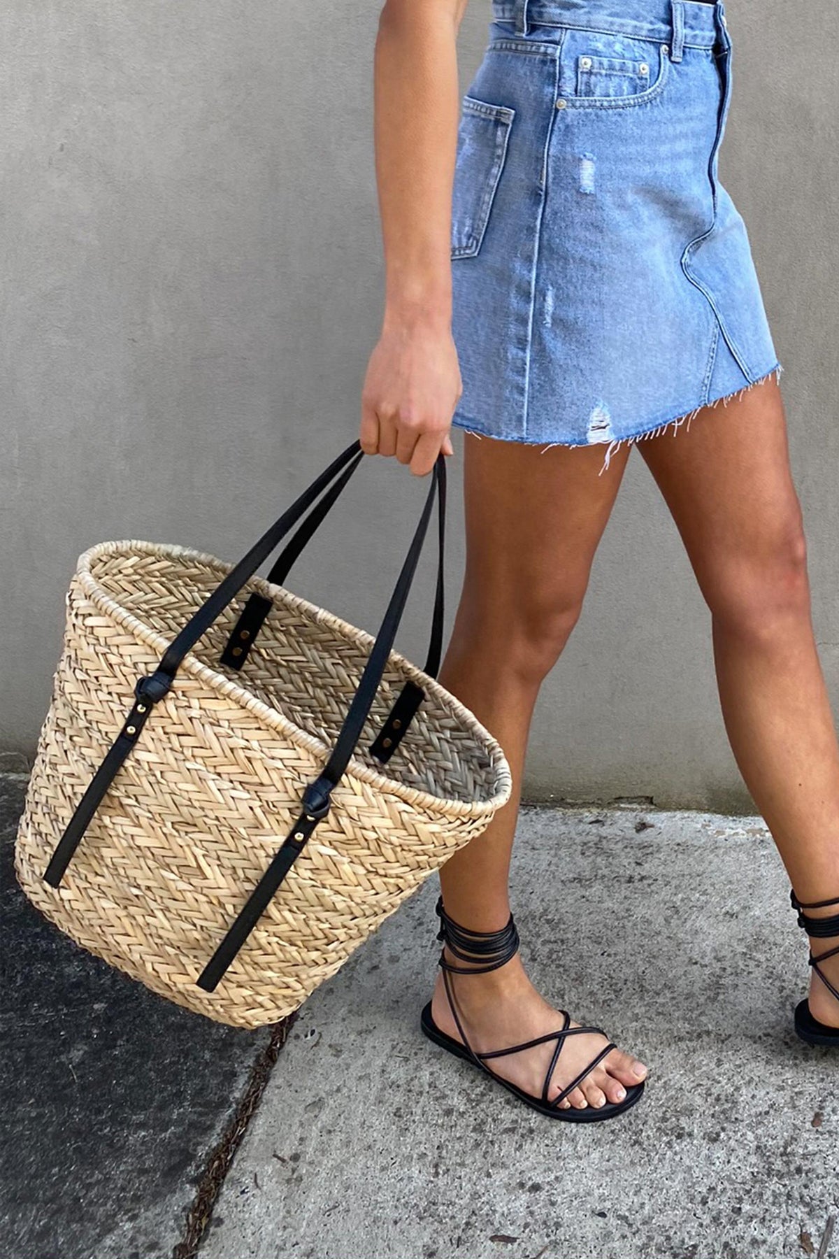 [TEST] Fleur Straw Tote Bag
