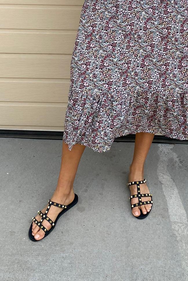 [TEST] Tara Studded Jelly Slide