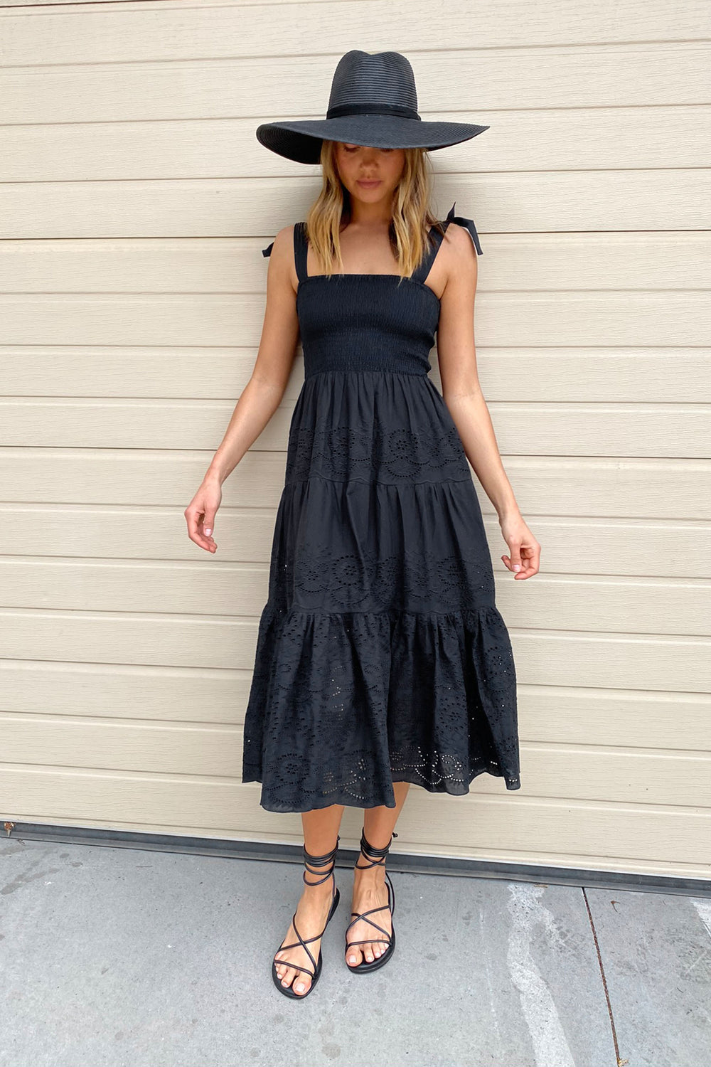 [TEST] Erina Broderie Midi Dress