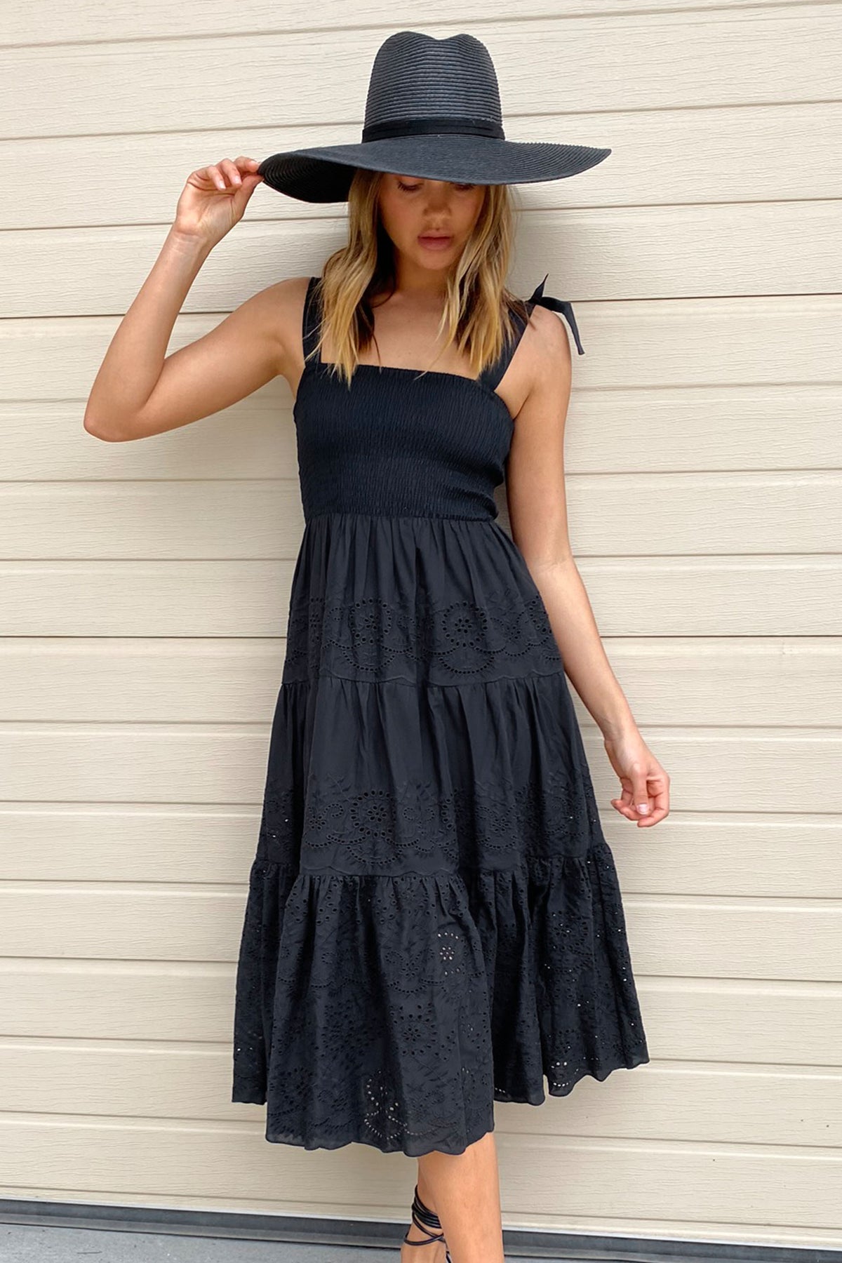 [TEST] Erina Broderie Midi Dress
