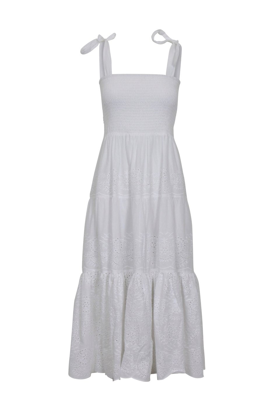 [TEST] Erina Broderie Midi Dress