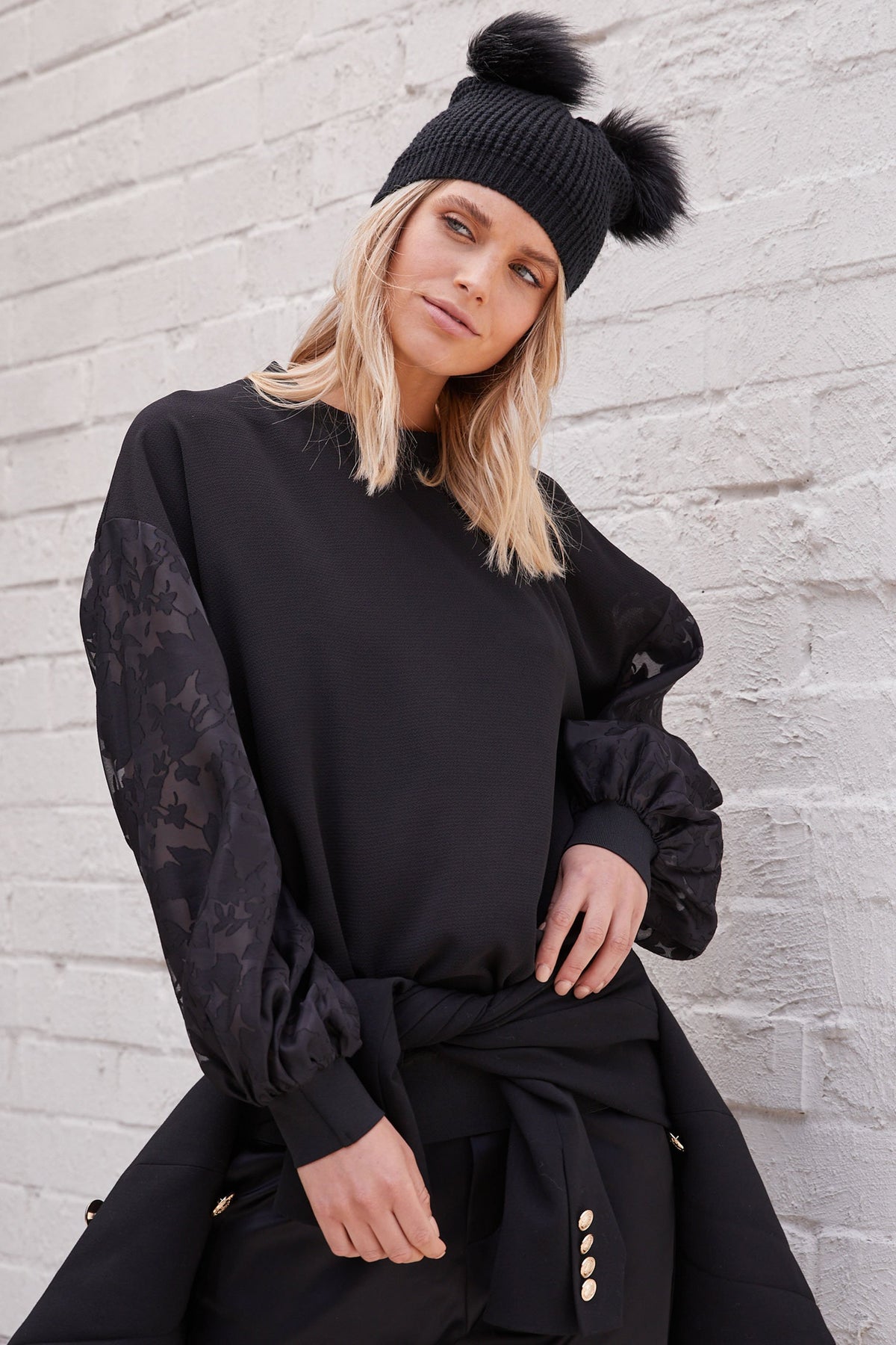 [TEST] Amber Contrast Sleeve Top